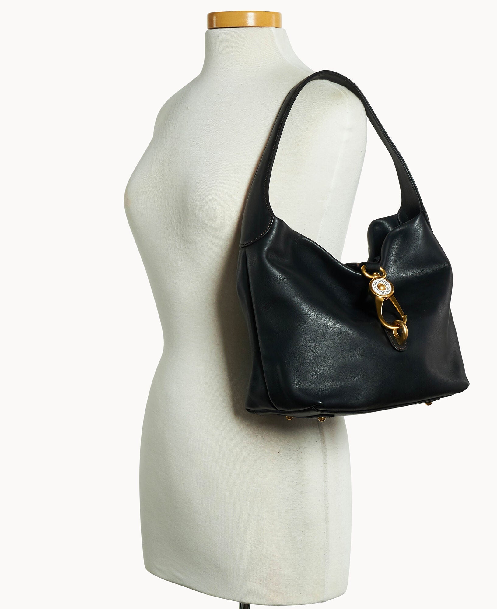 Florentine Logo Lock Hobo