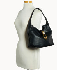 Florentine Logo Lock Hobo
