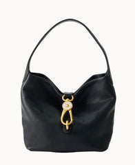 Florentine Logo Lock Hobo