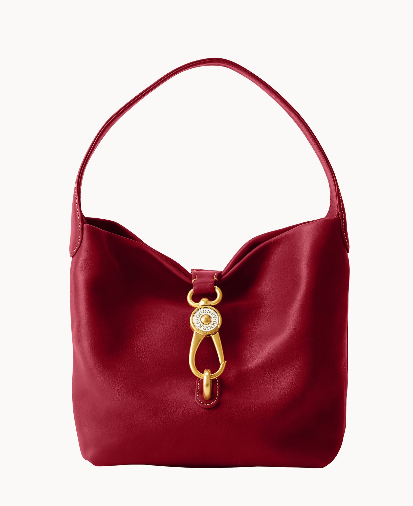 Florentine Logo Lock Hobo