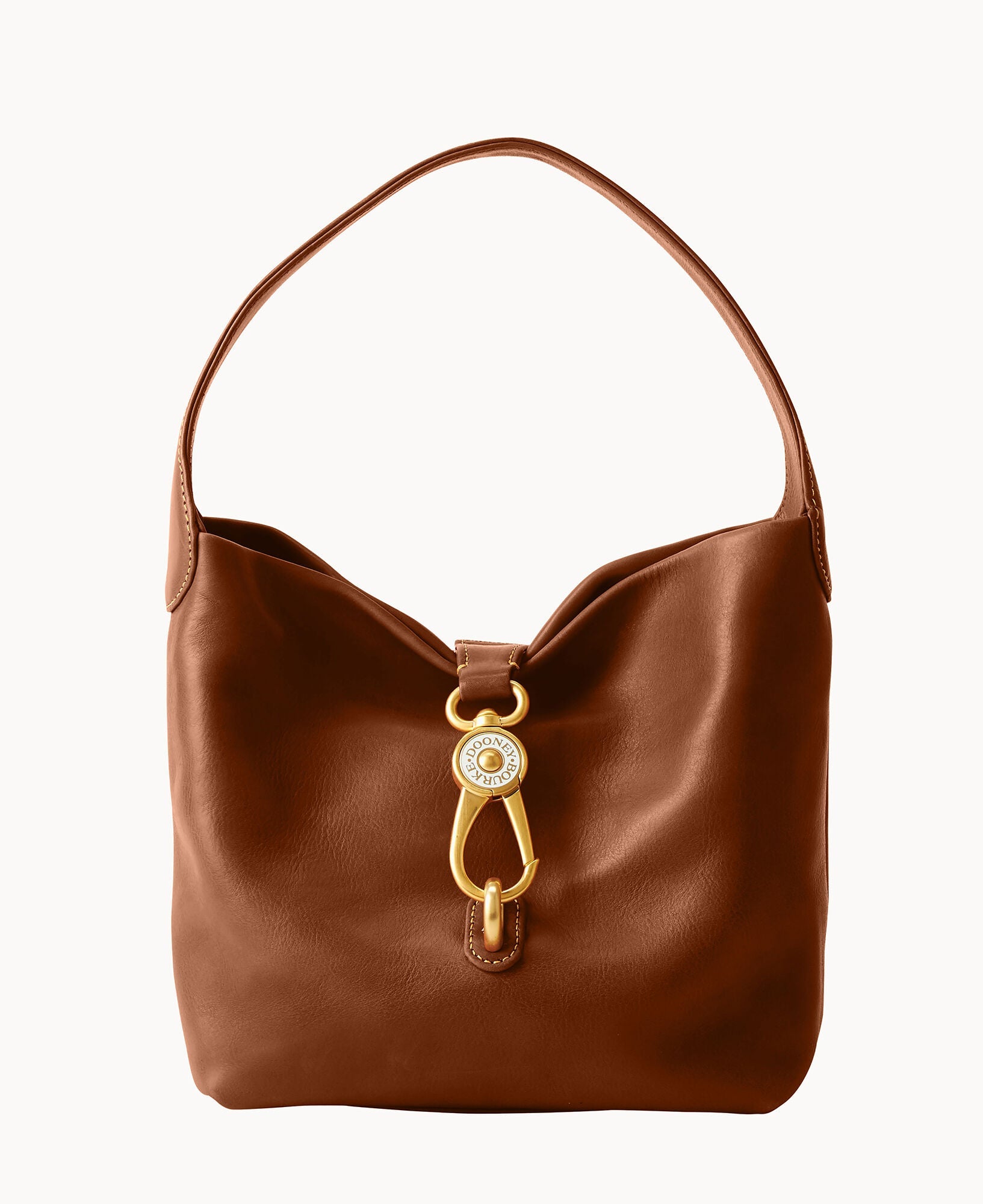 Florentine Logo Lock Hobo