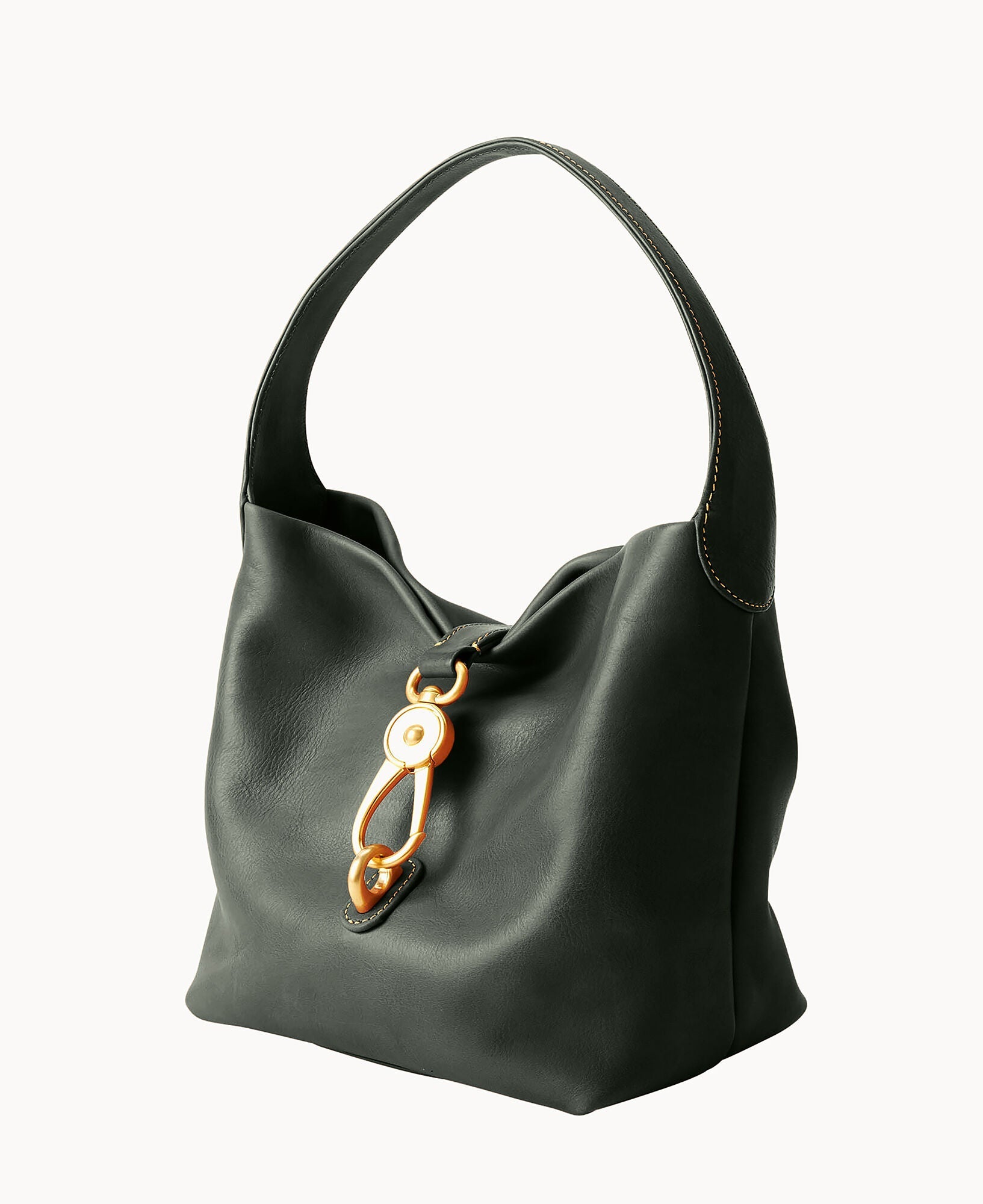 Florentine Logo Lock Hobo