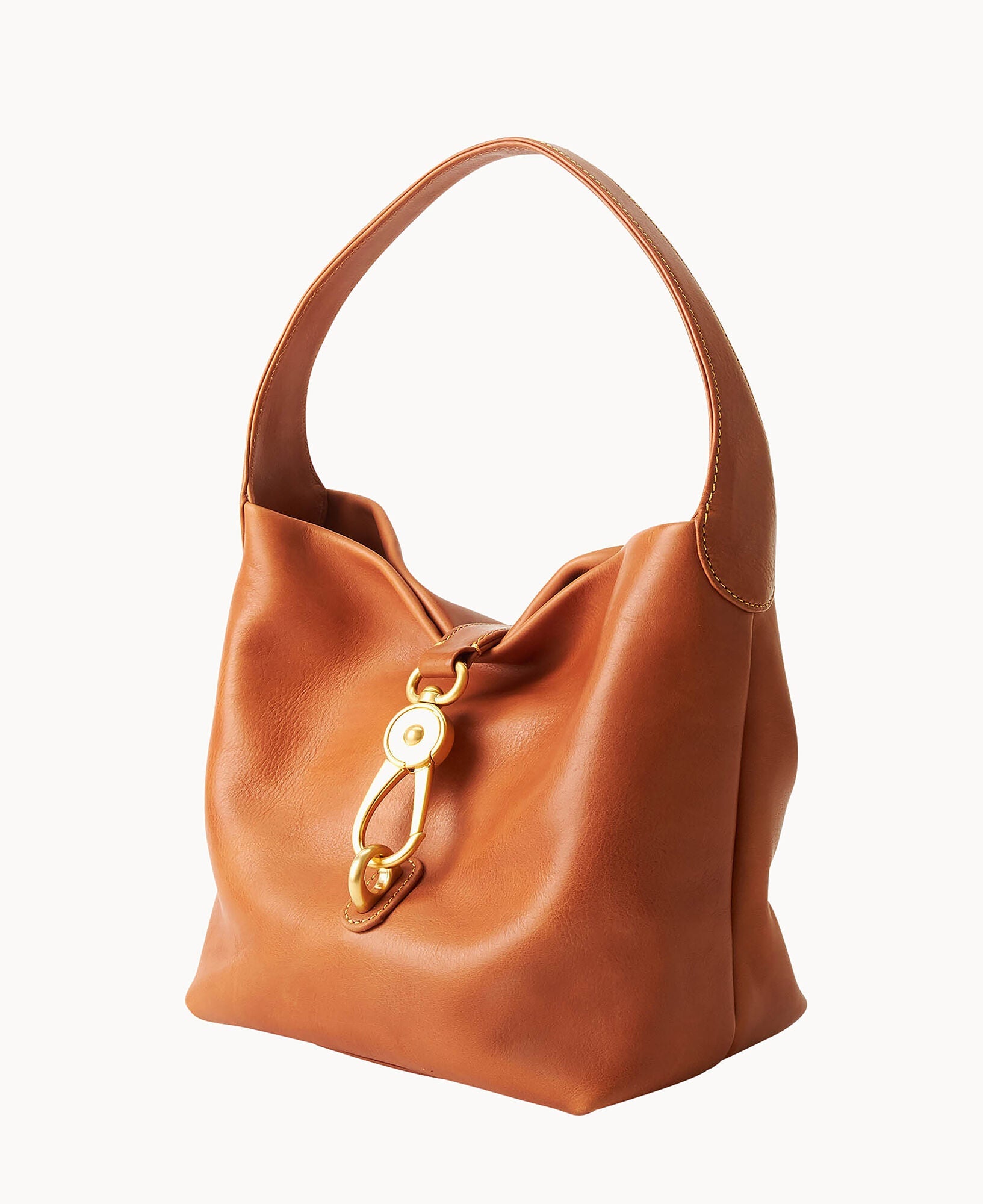 Florentine Logo Lock Hobo