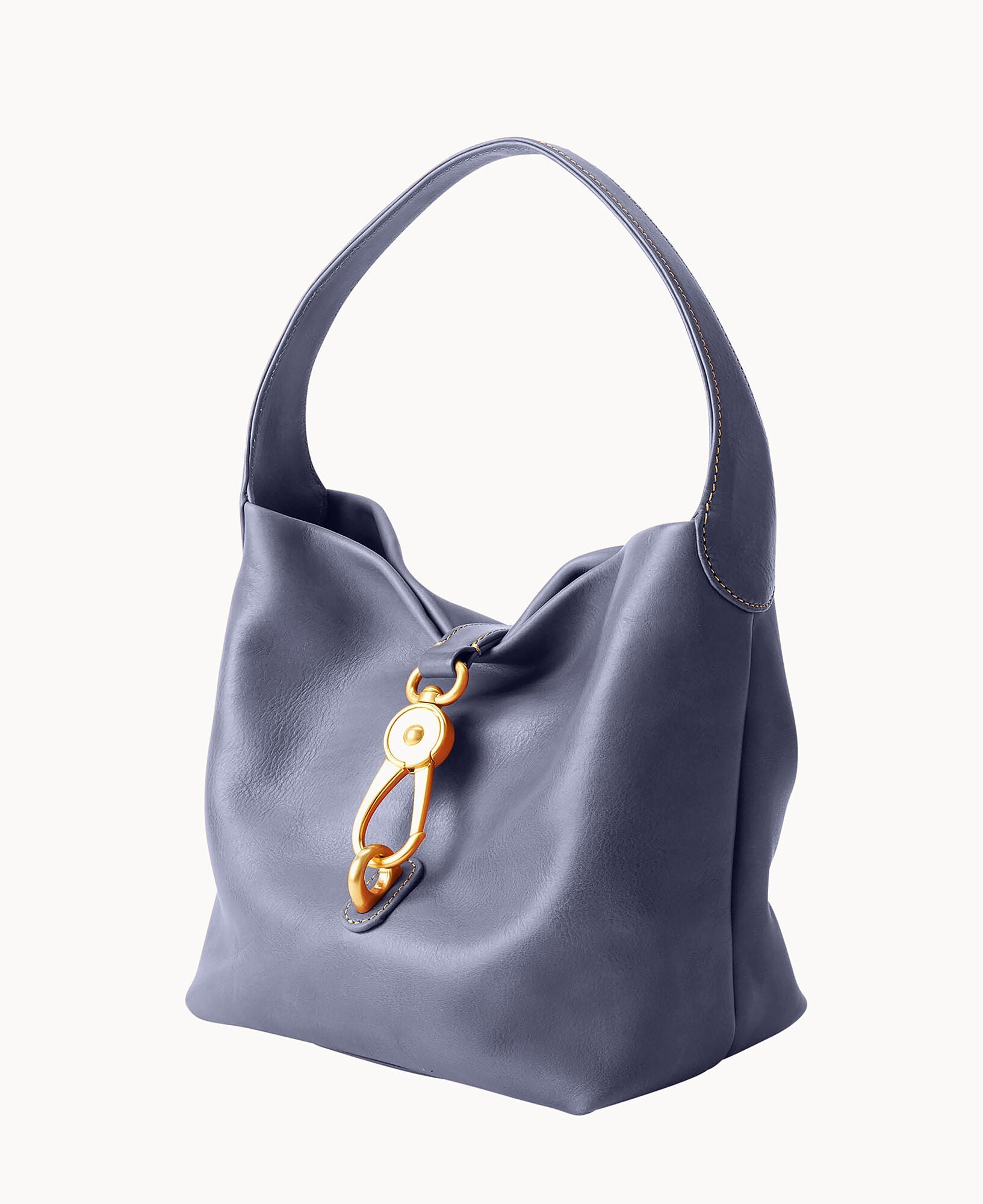 Florentine Logo Lock Hobo