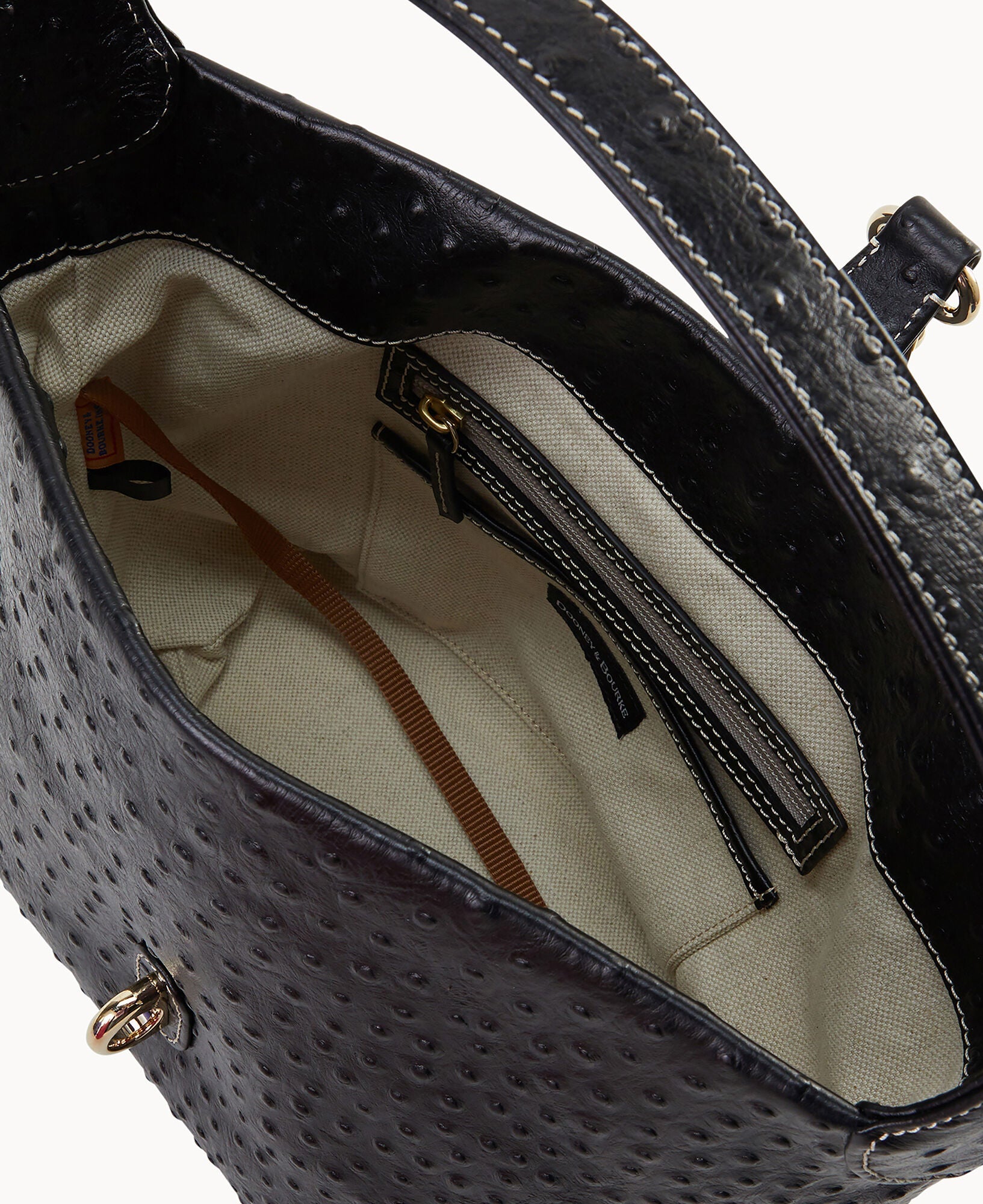 Ostrich Logo Lock Hobo