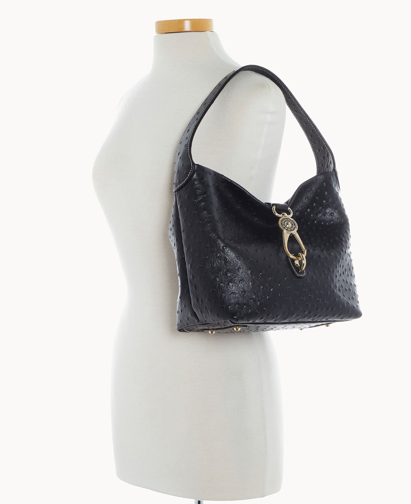 Ostrich Logo Lock Hobo