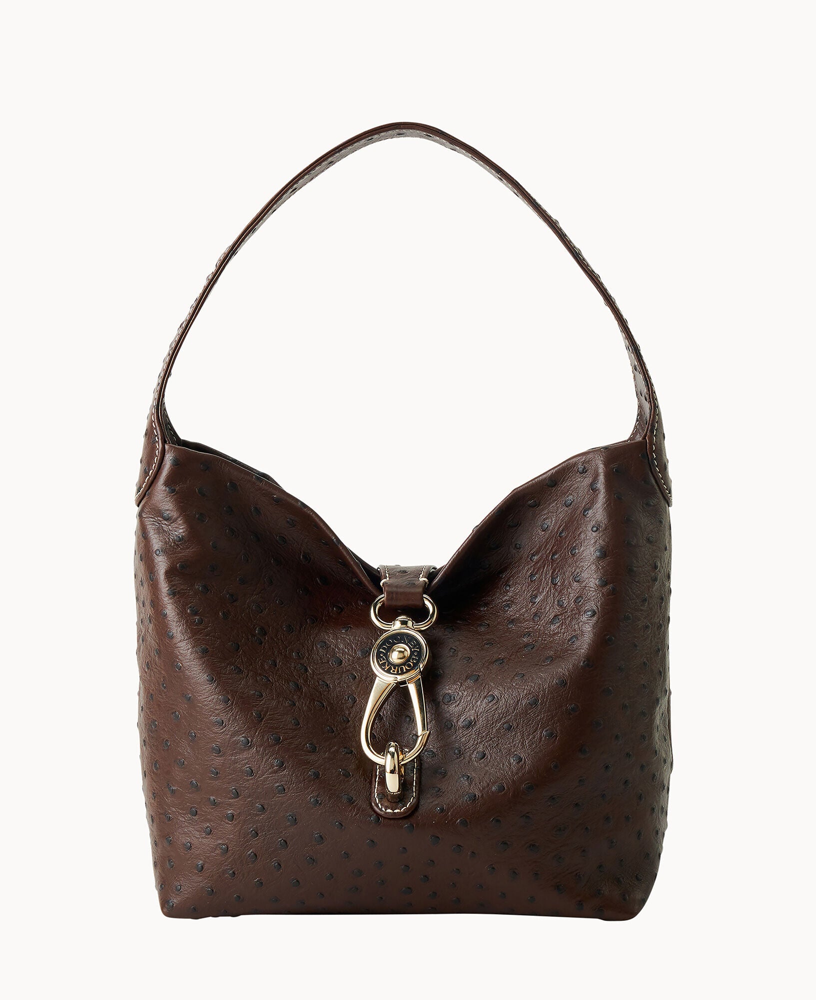 Ostrich Logo Lock Hobo