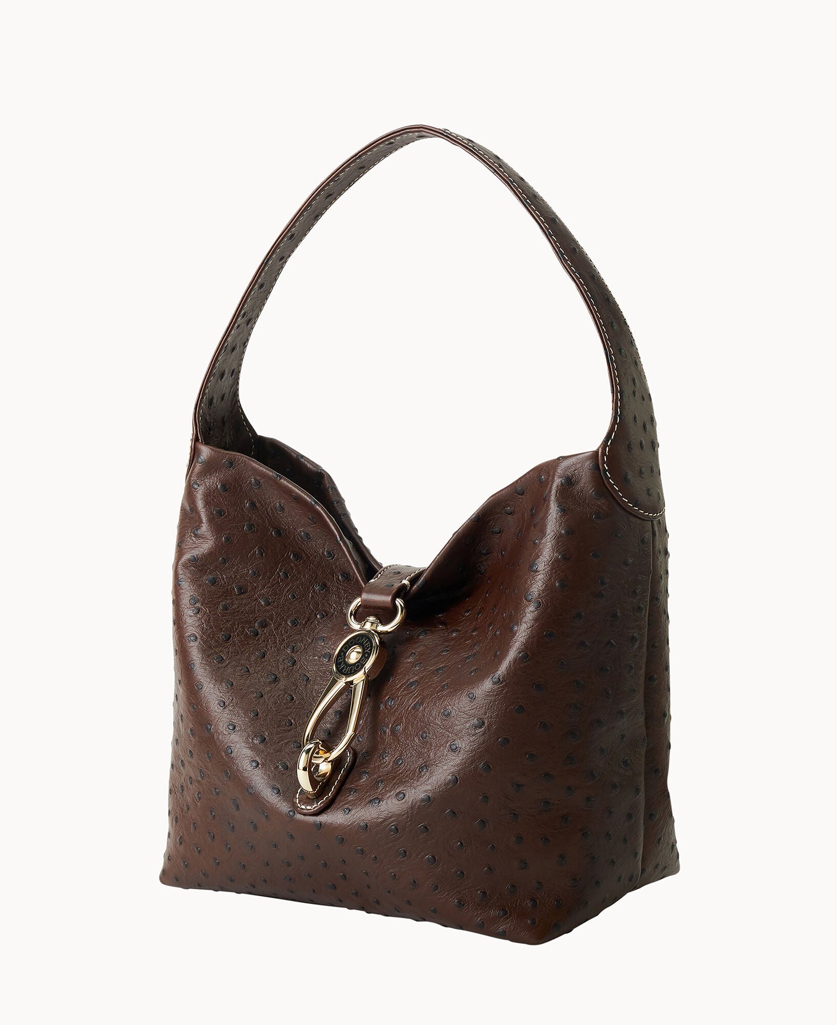 Ostrich Logo Lock Hobo