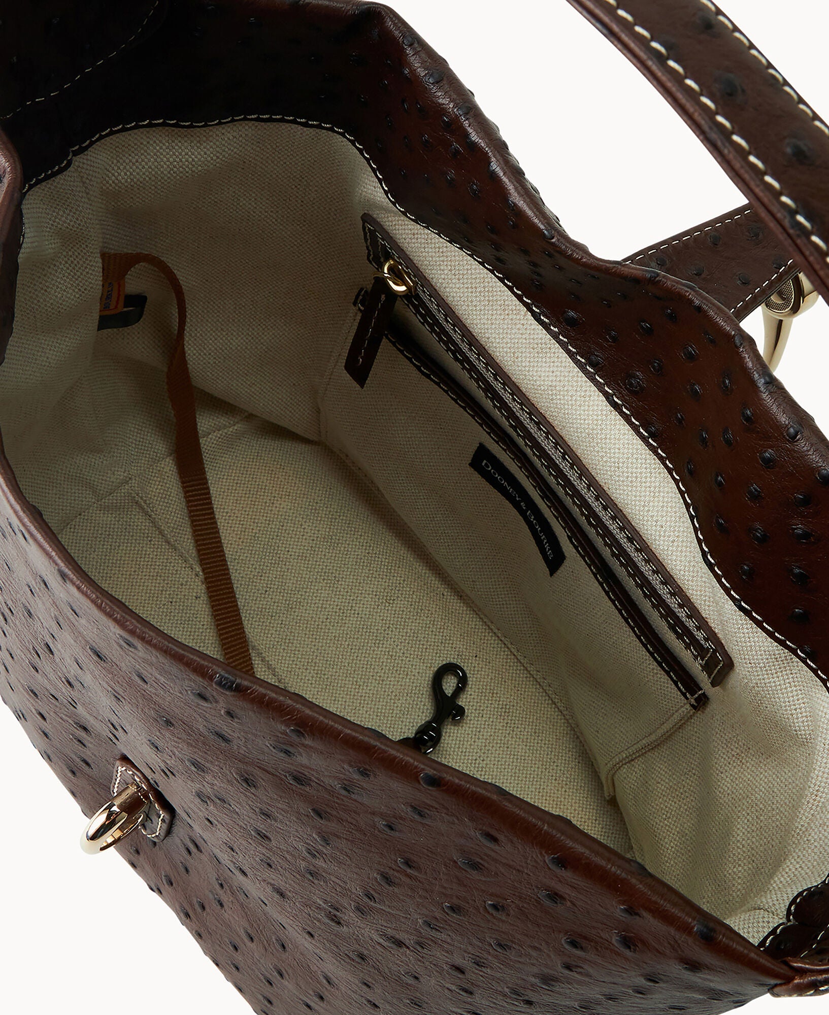 Ostrich Logo Lock Hobo