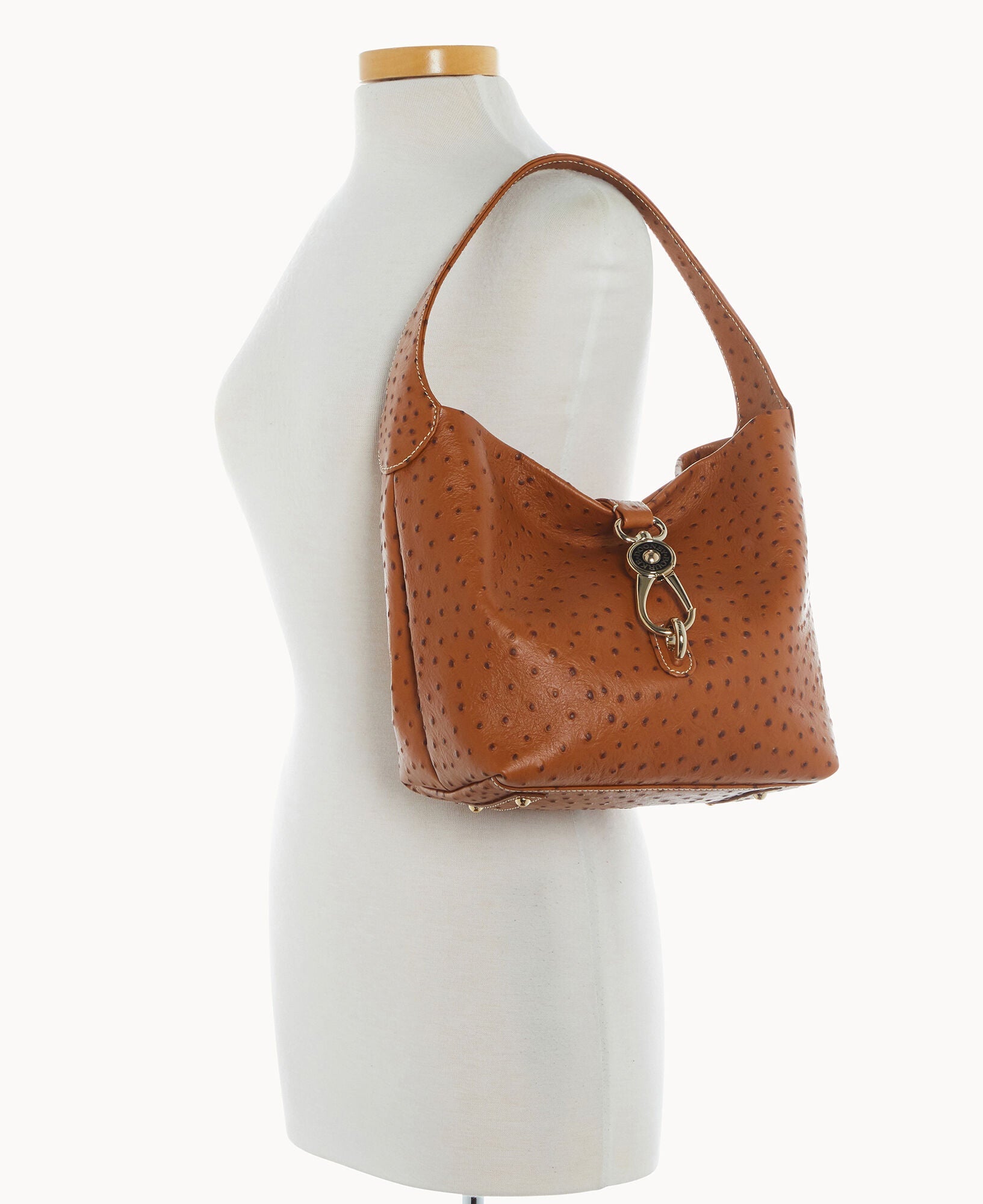 Ostrich Logo Lock Hobo