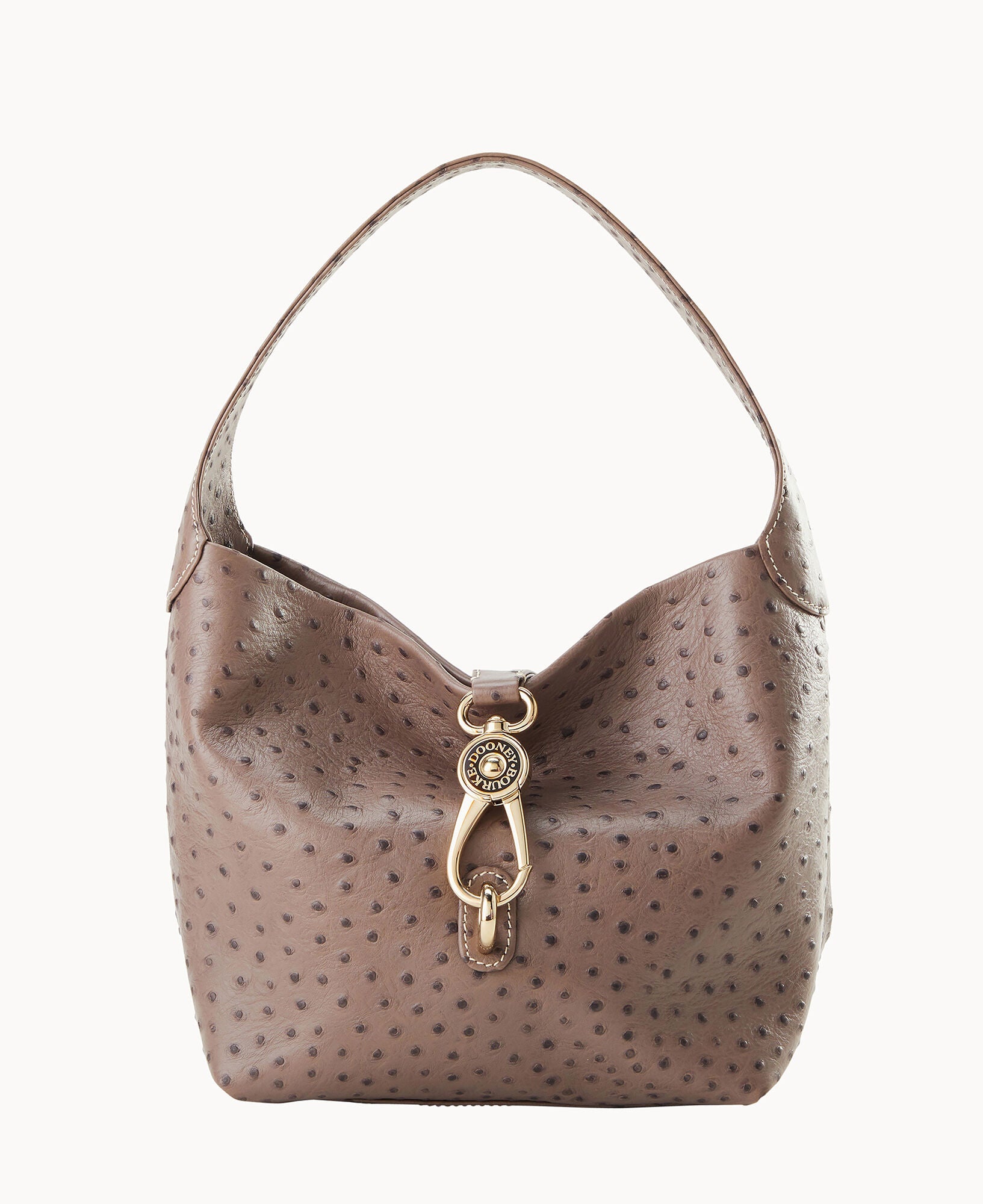 Ostrich Logo Lock Hobo