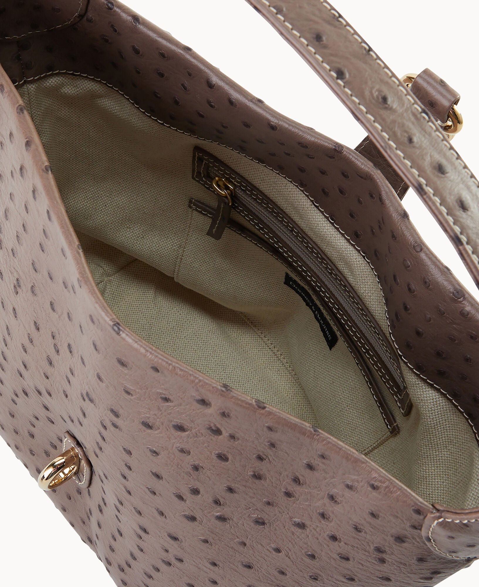 Ostrich Logo Lock Hobo