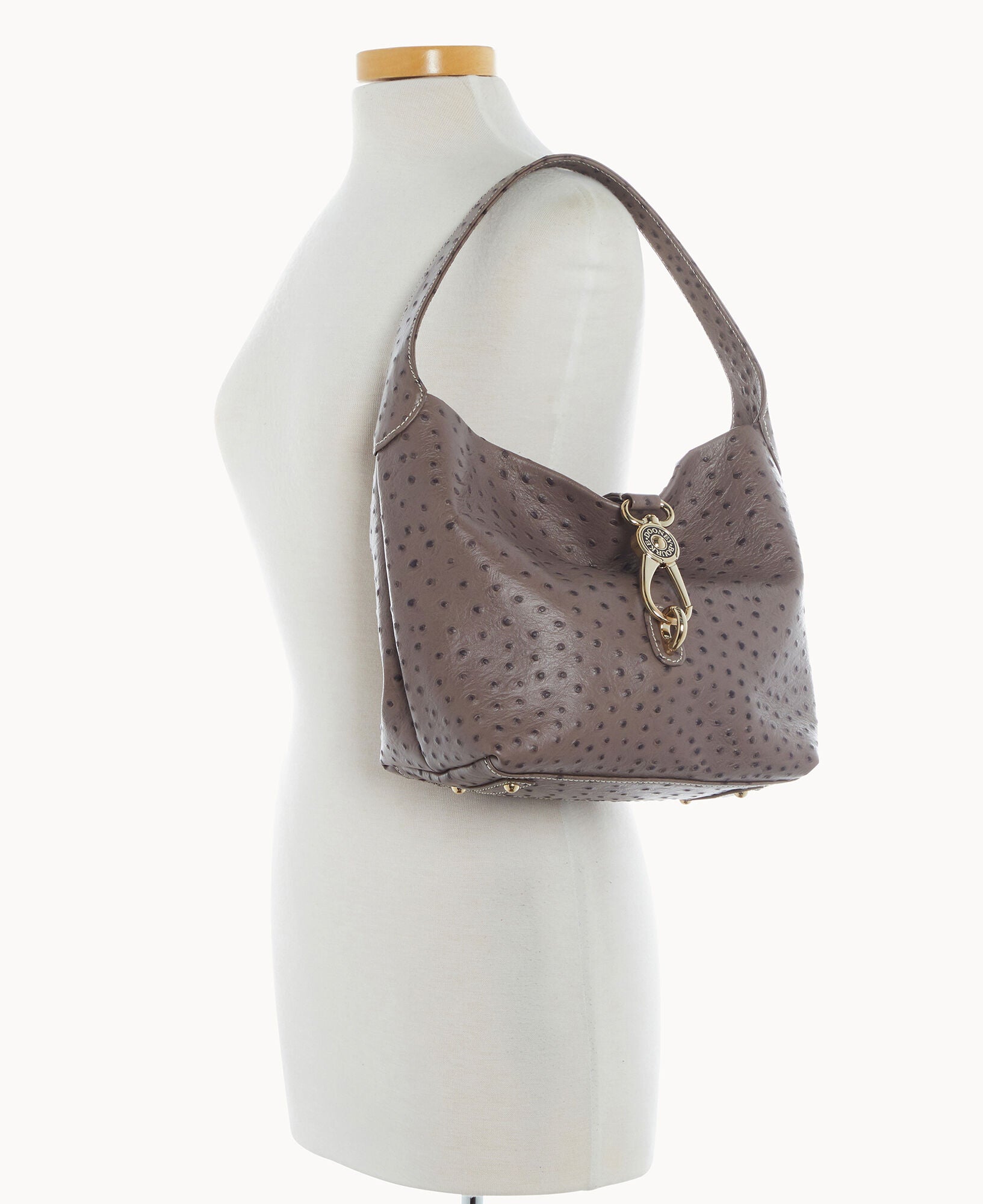 Ostrich Logo Lock Hobo