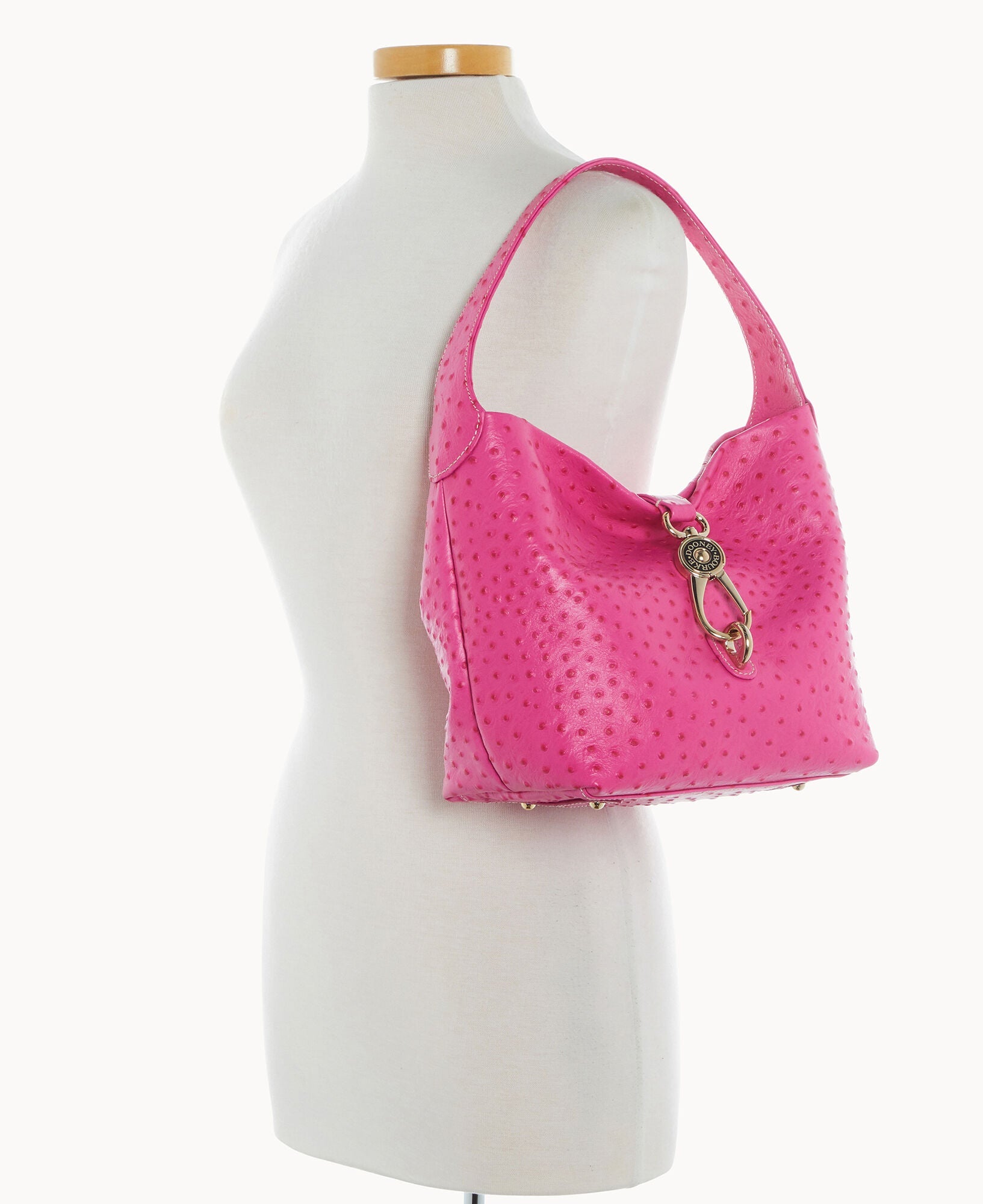 Ostrich Logo Lock Hobo