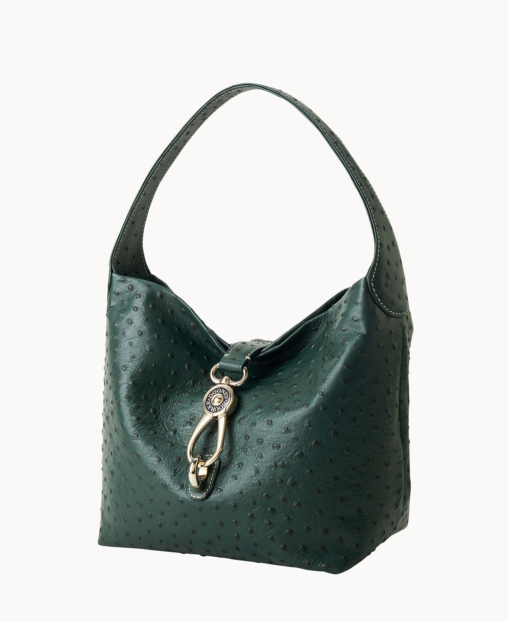 Ostrich Logo Lock Hobo