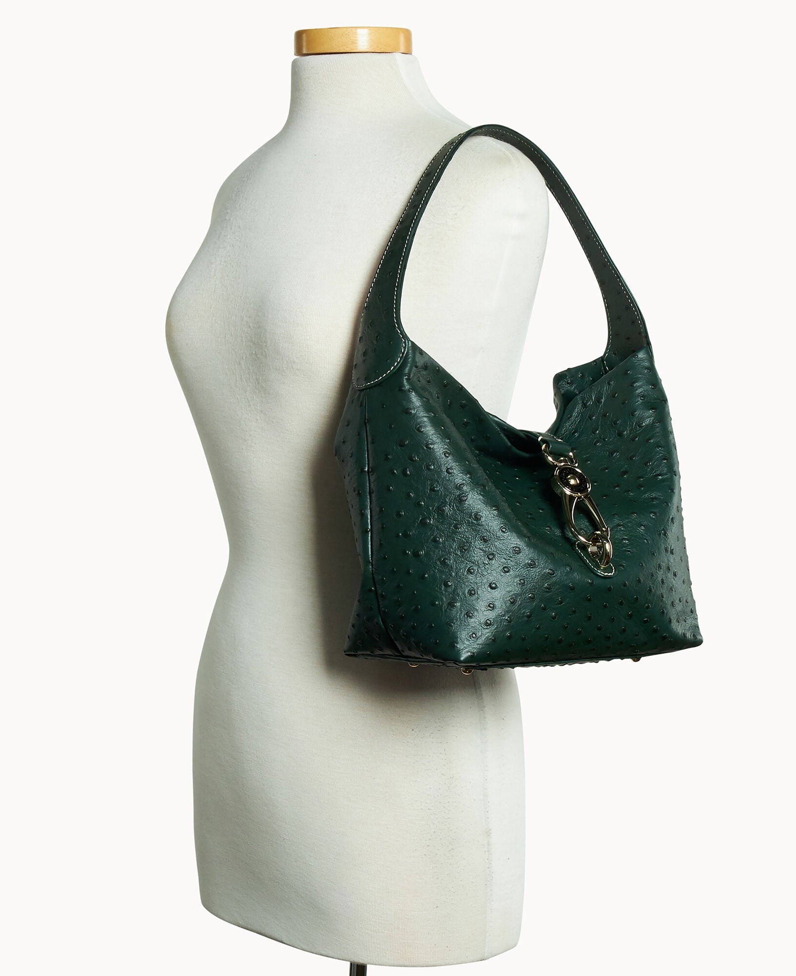 Ostrich Logo Lock Hobo