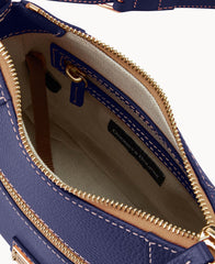 Lucca Leather Front Zip Crossbody