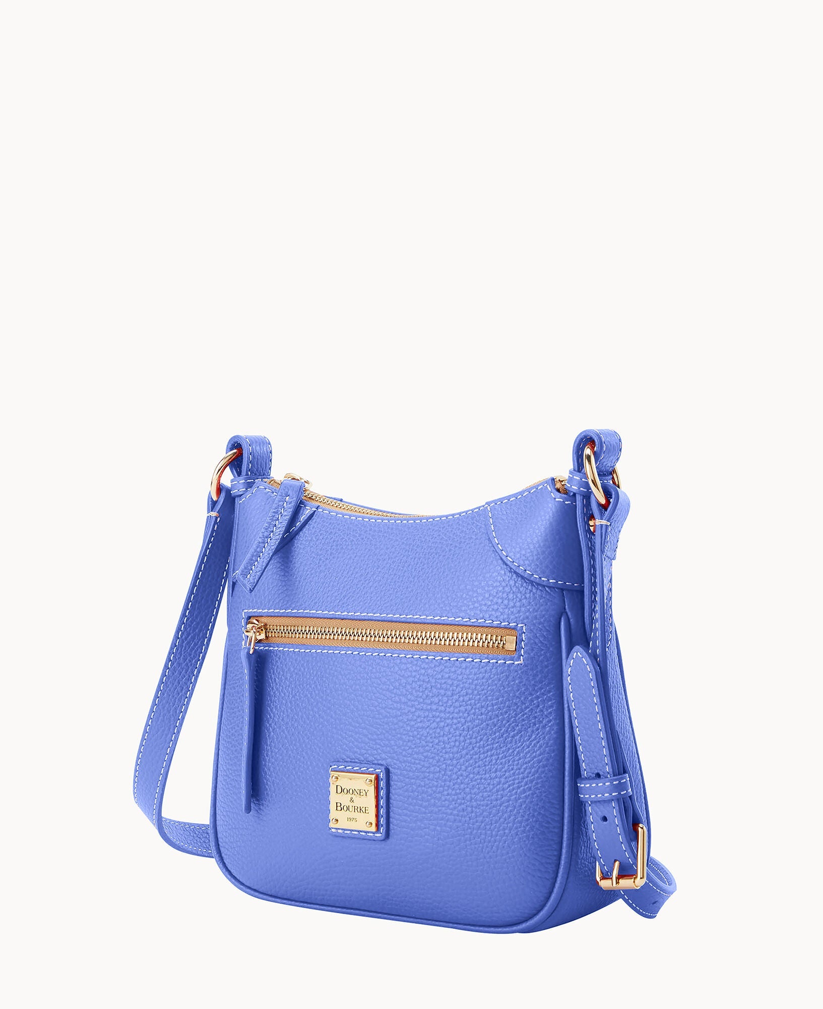Lucca Leather Front Zip Crossbody