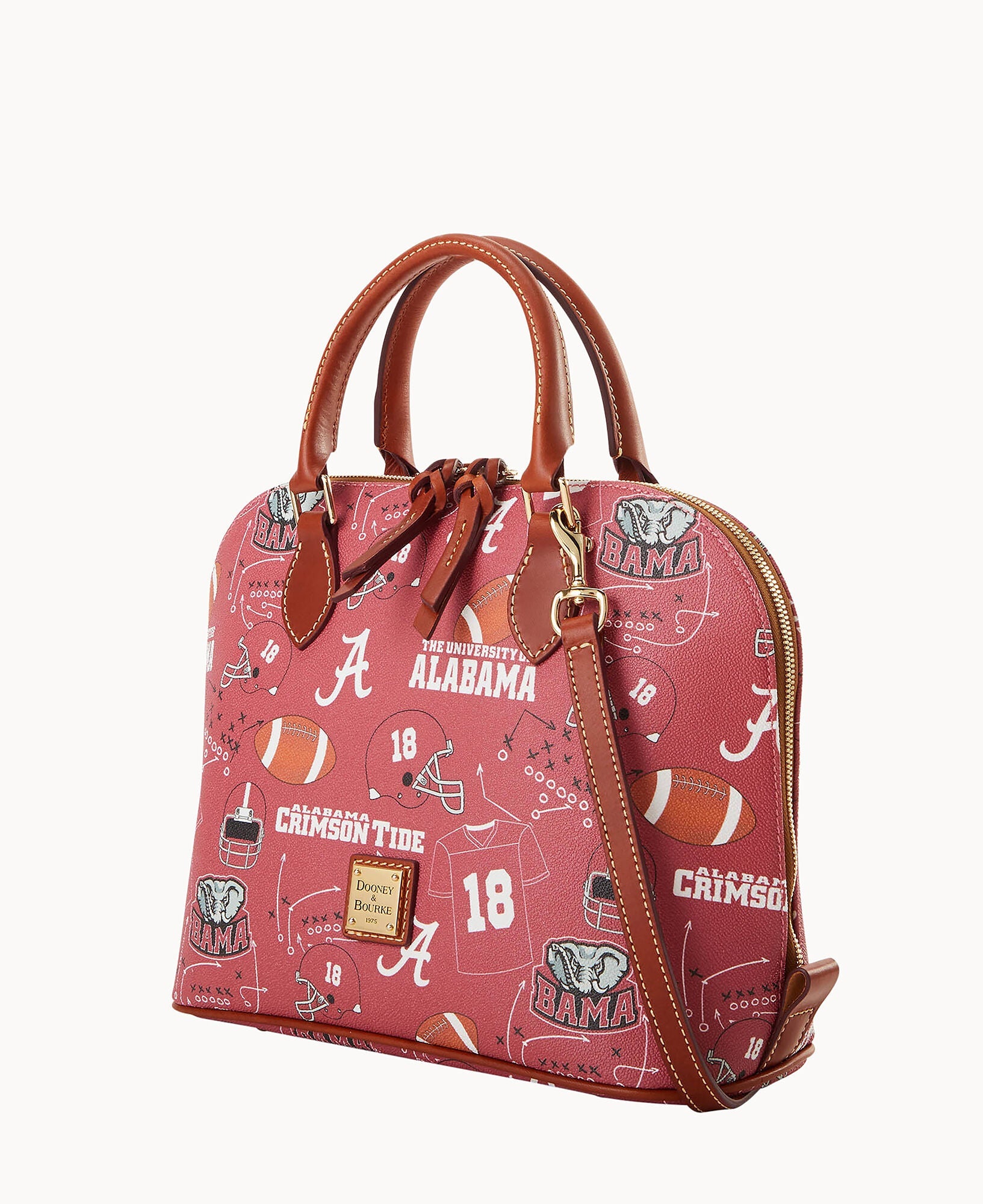 Collegiate University of Alabama Zip Zip Satchel