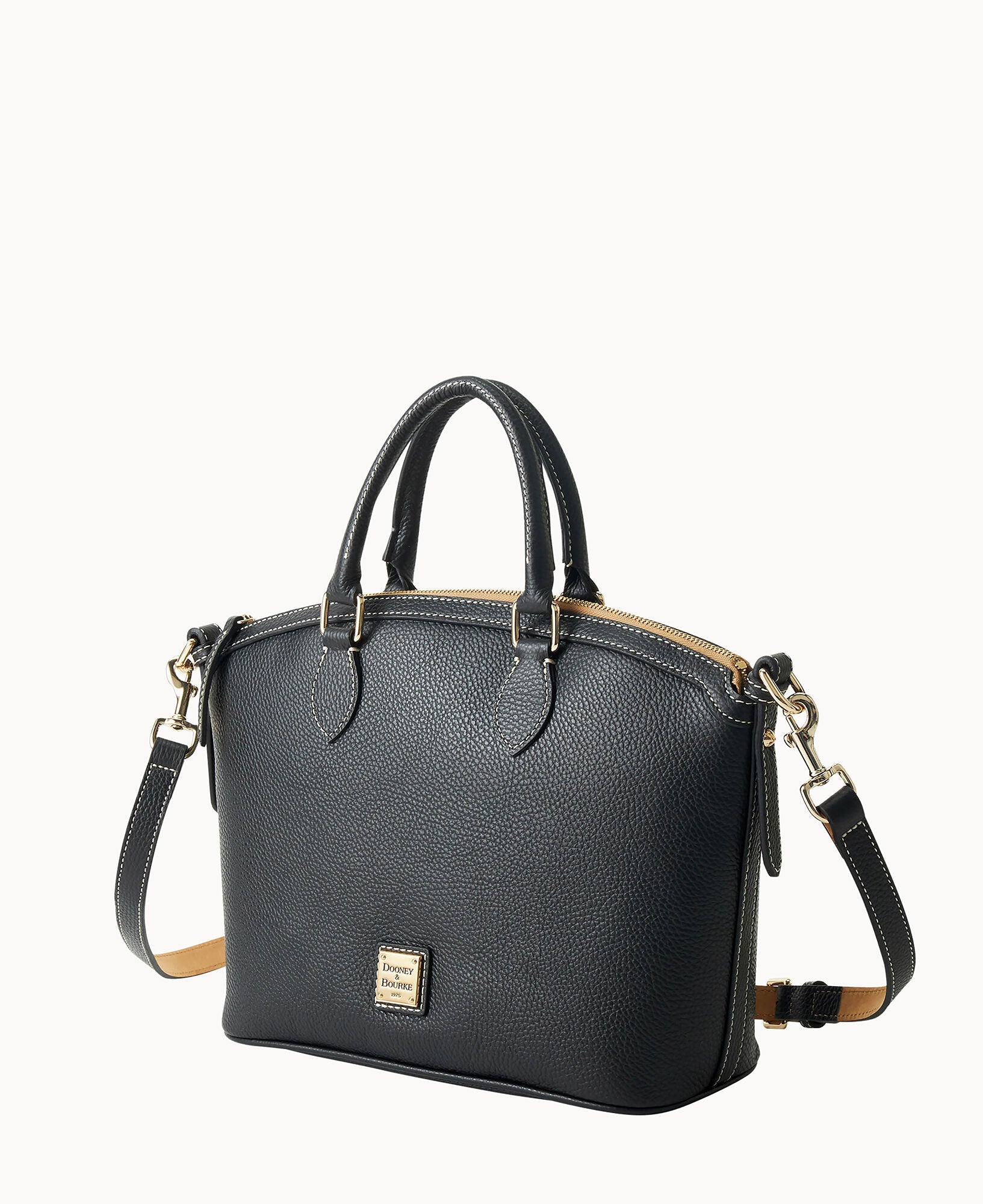 Lucca Leather Domed Satchel