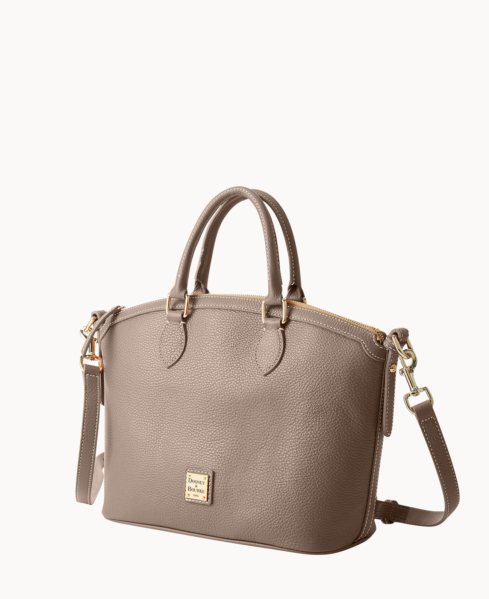 Lucca Leather Domed Satchel