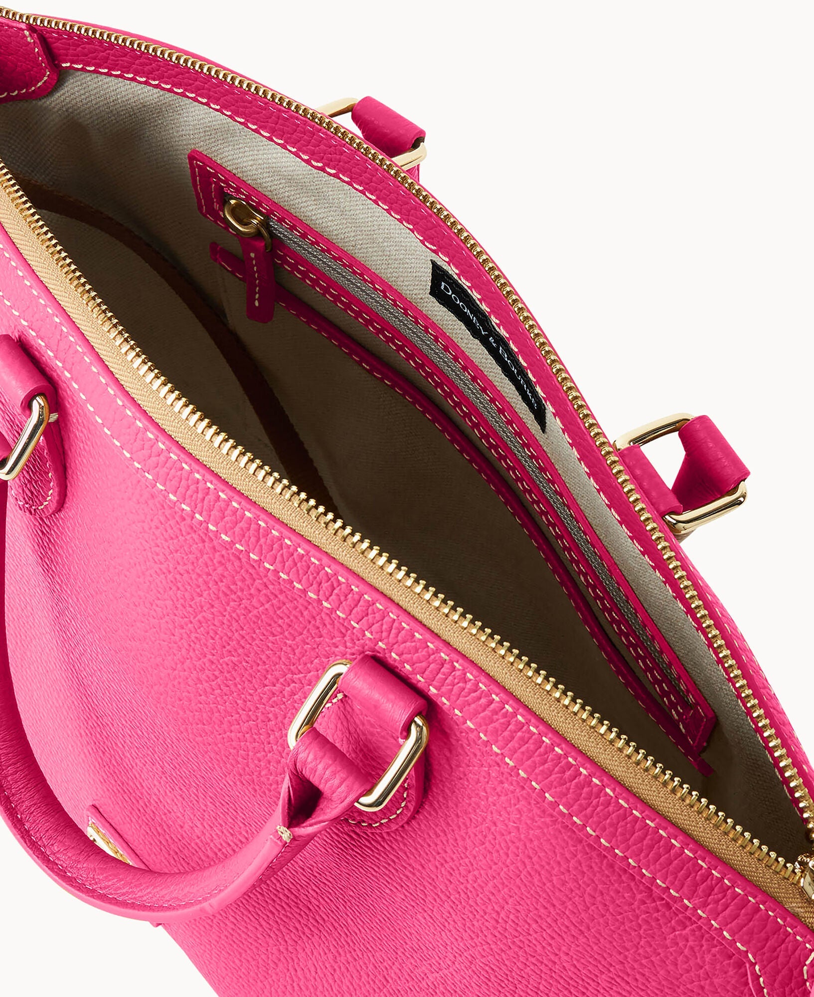 Lucca Leather Domed Satchel