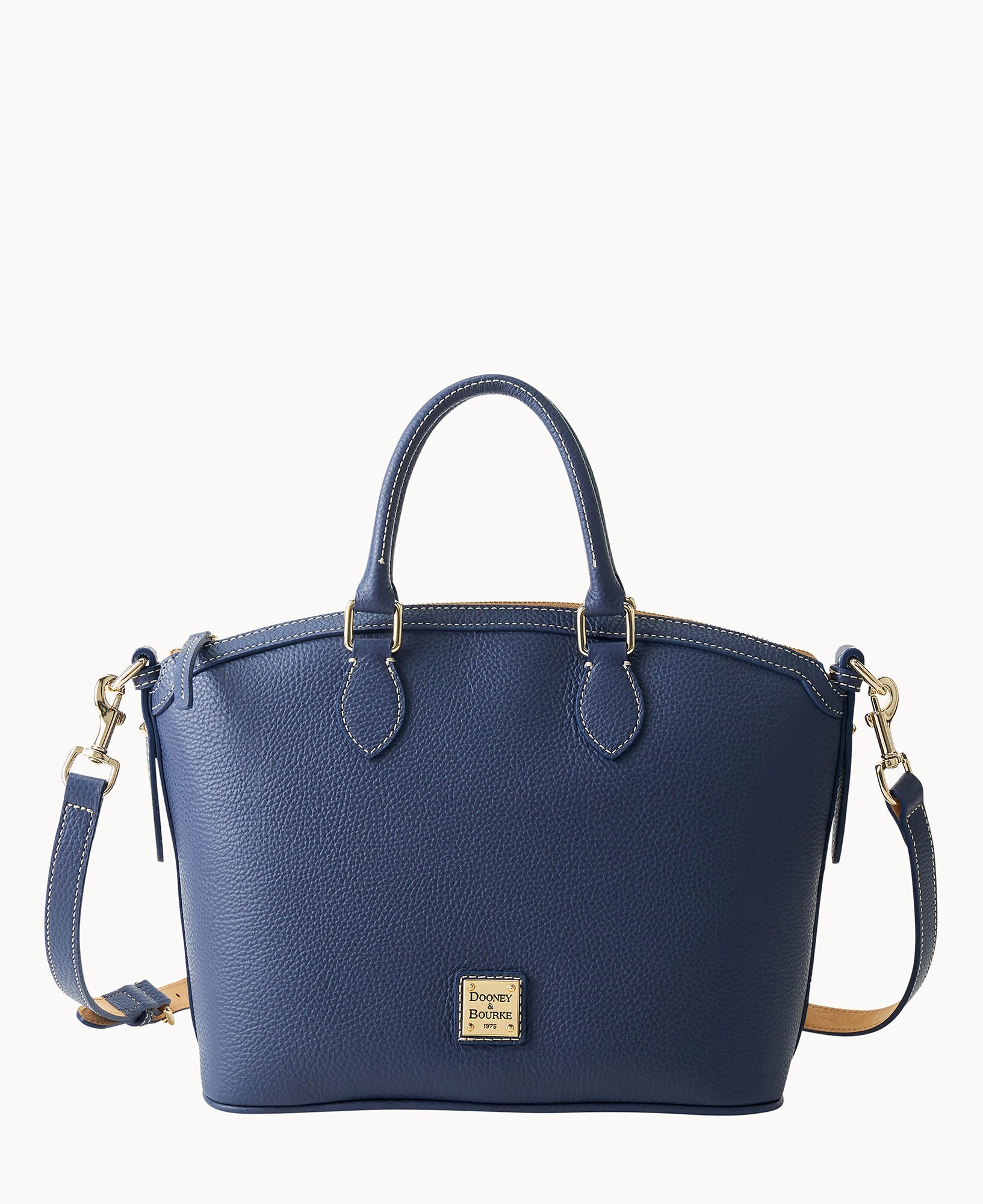 Lucca Leather Domed Satchel