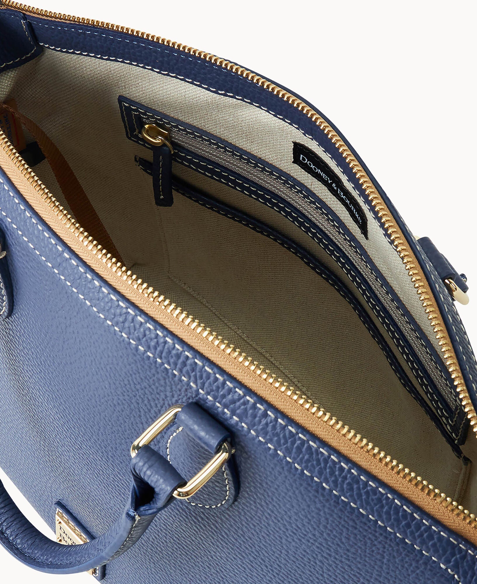 Lucca Leather Domed Satchel
