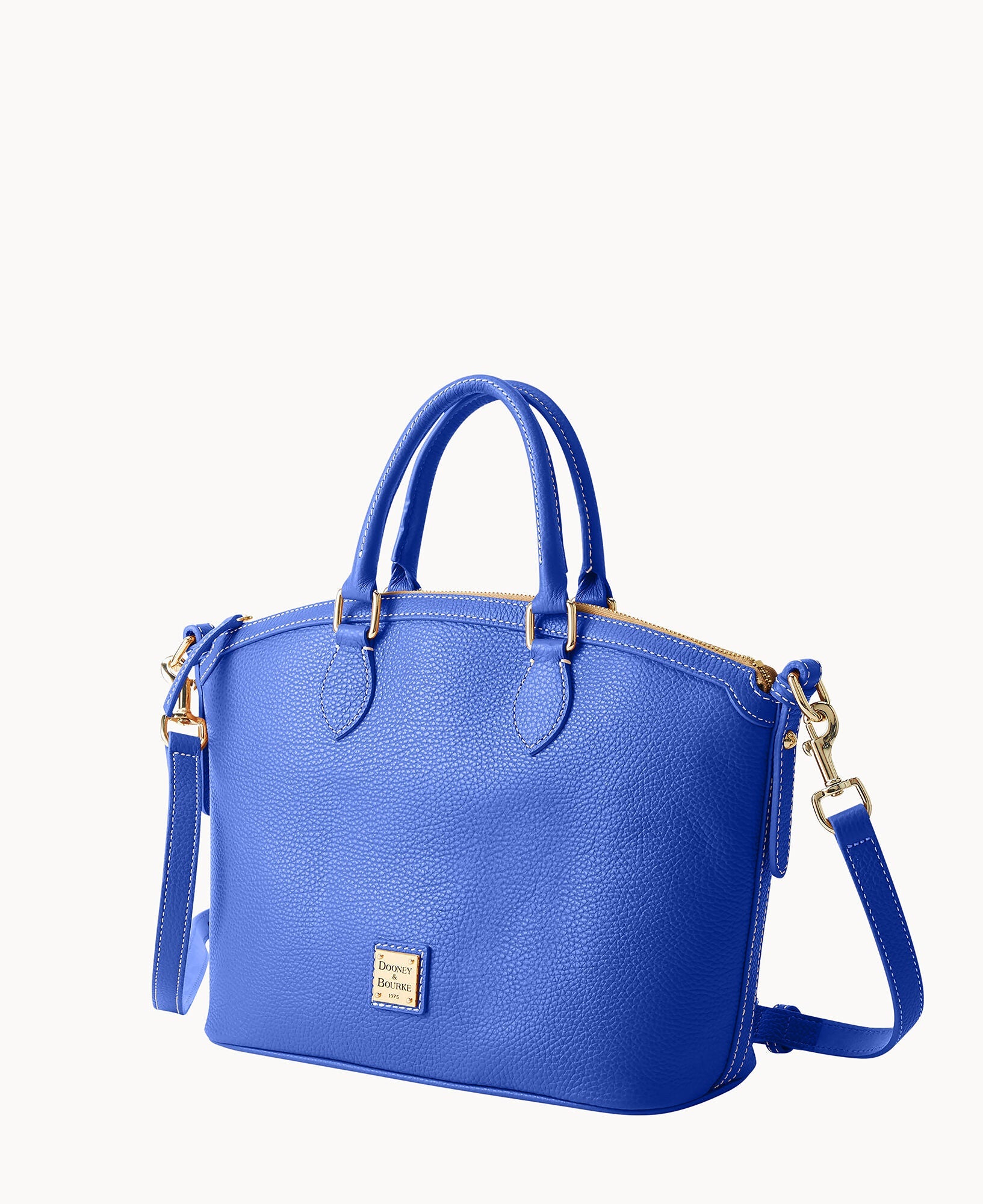 Lucca Leather Domed Satchel