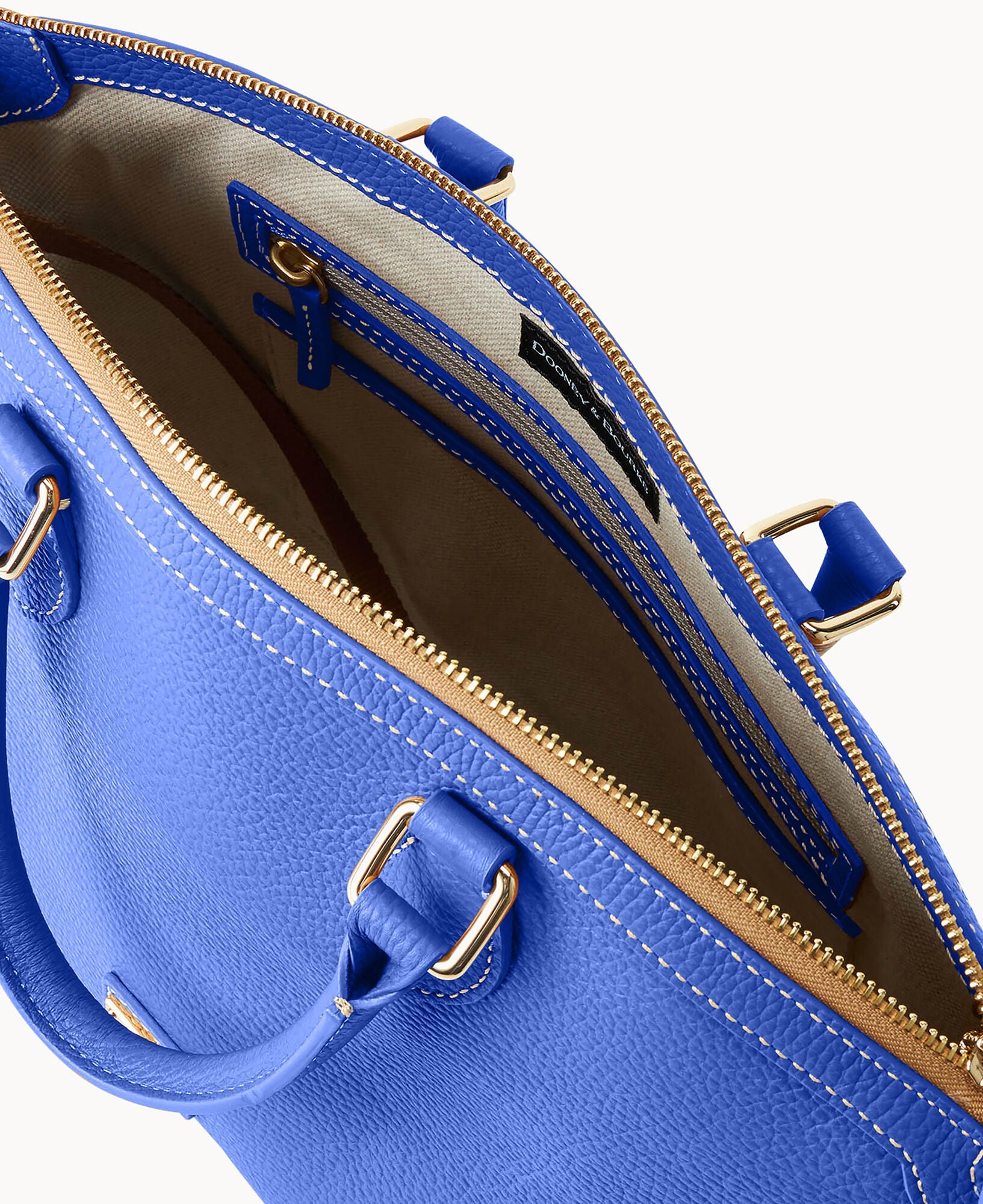 Lucca Leather Domed Satchel