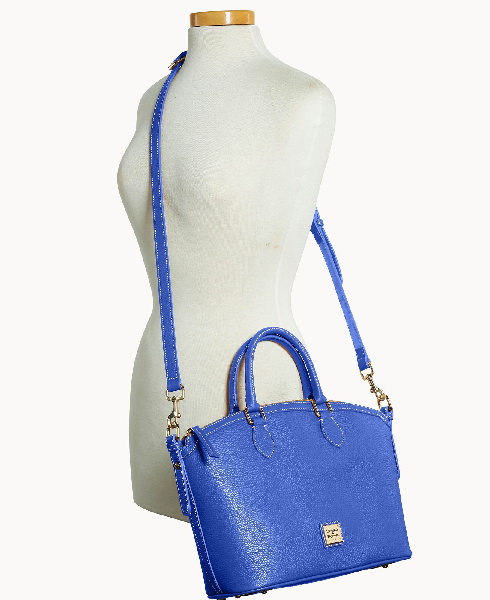 Lucca Leather Domed Satchel