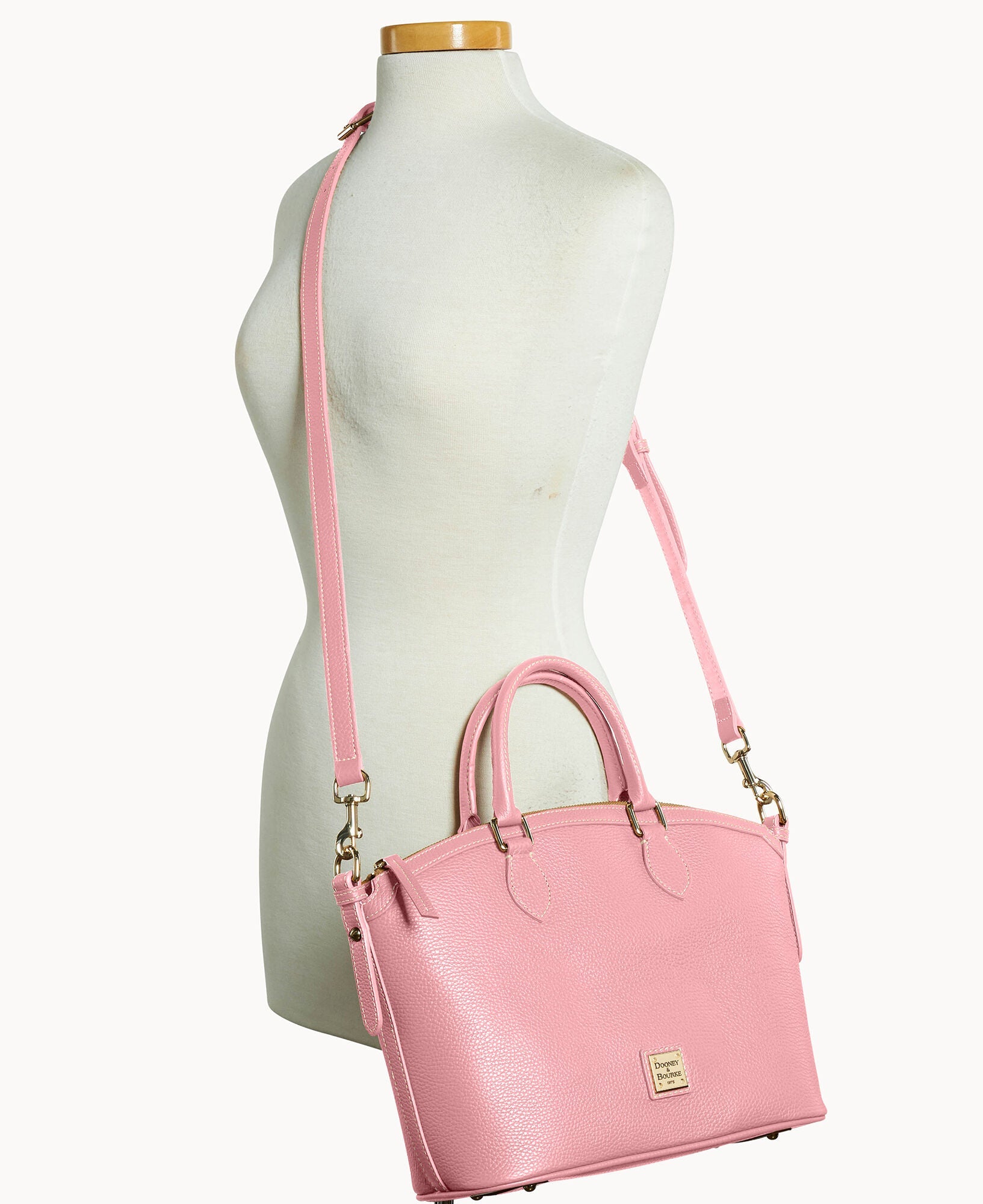 Lucca Leather Domed Satchel