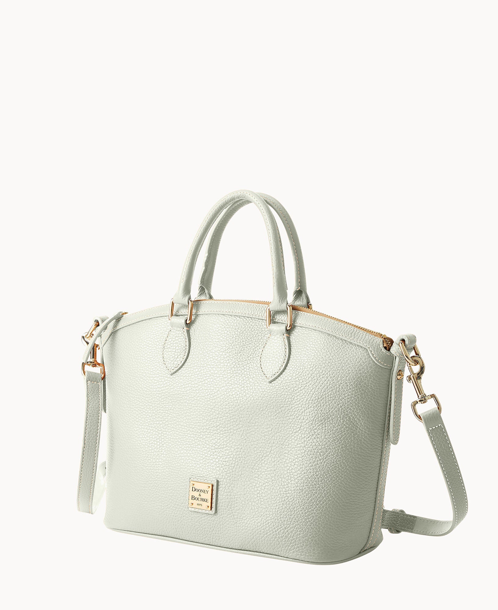 Lucca Leather Domed Satchel