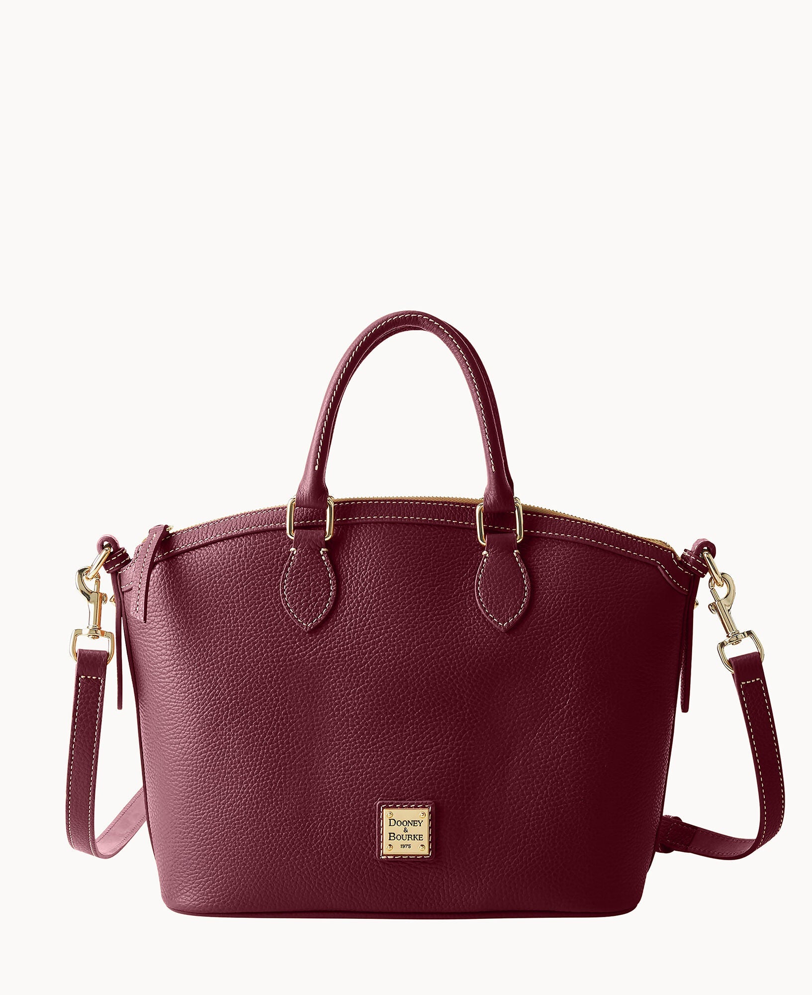 Lucca Leather Domed Satchel