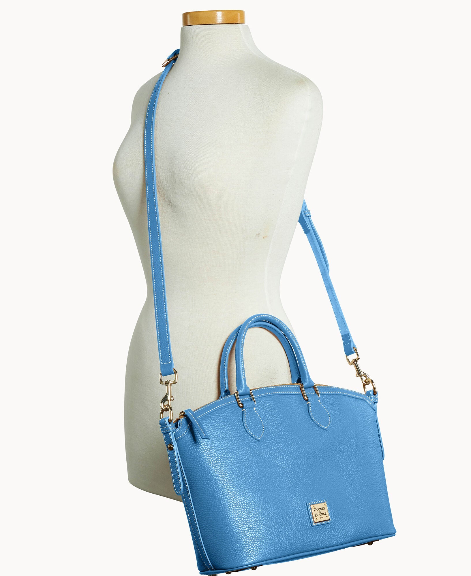 Lucca Leather Domed Satchel