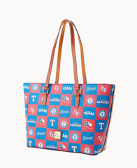 MLB Rangers Zip Tote