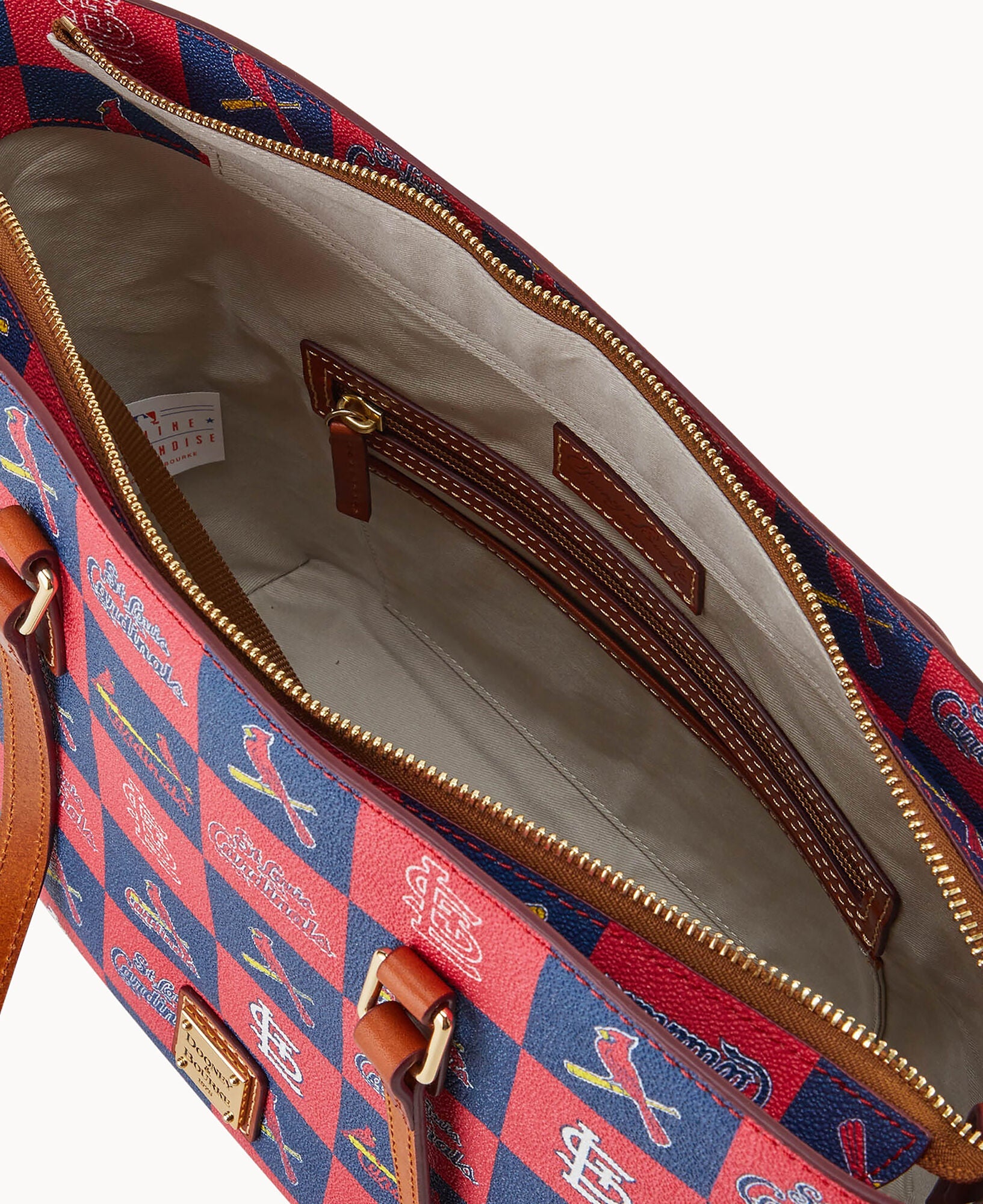 MLB Cardinals Zip Tote