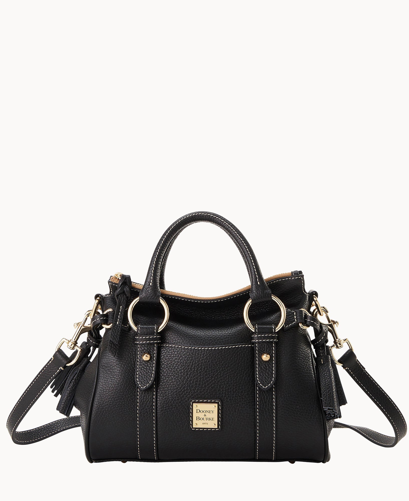 Lucca Leather Satchel With Pocket