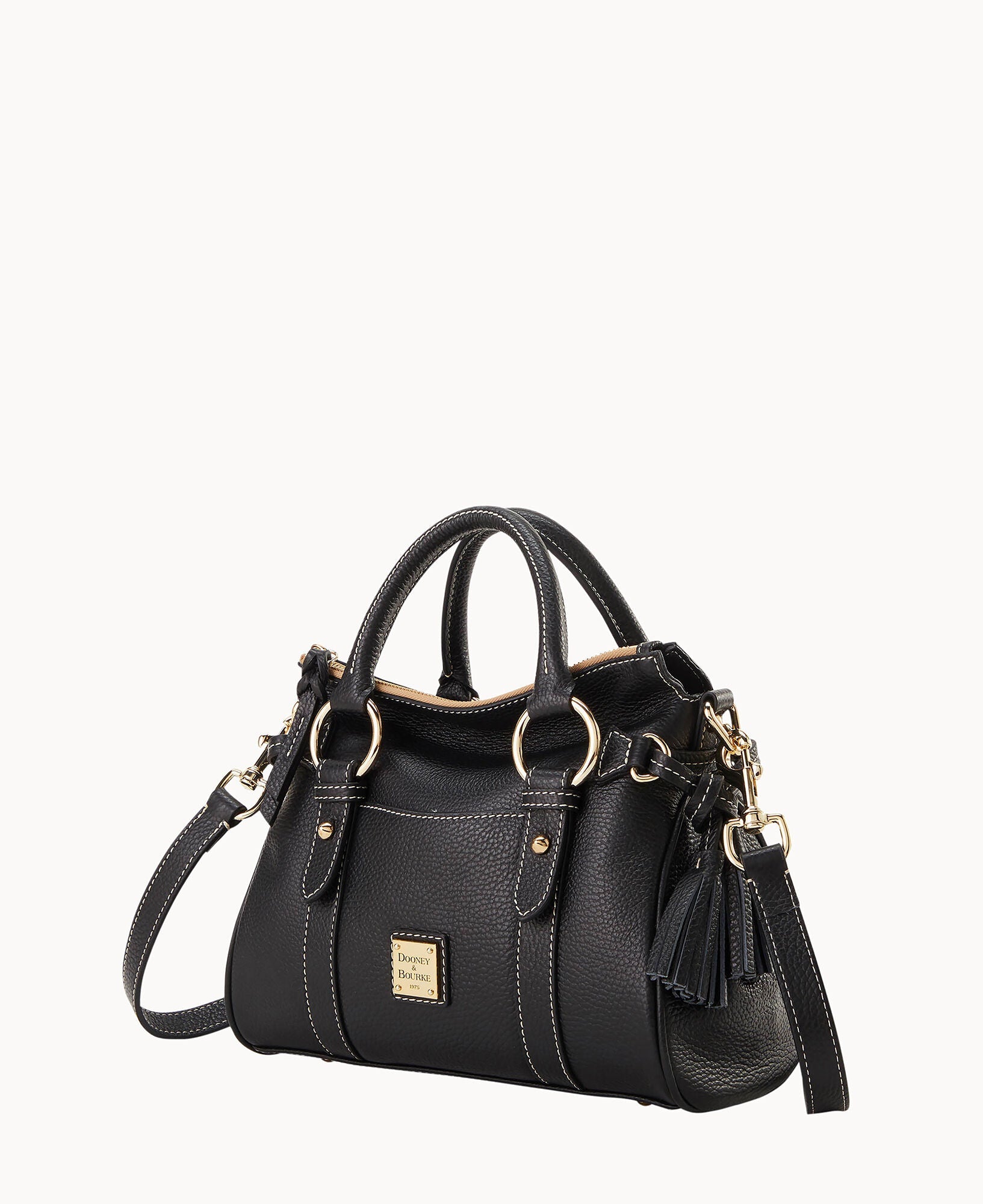 Lucca Leather Satchel With Pocket