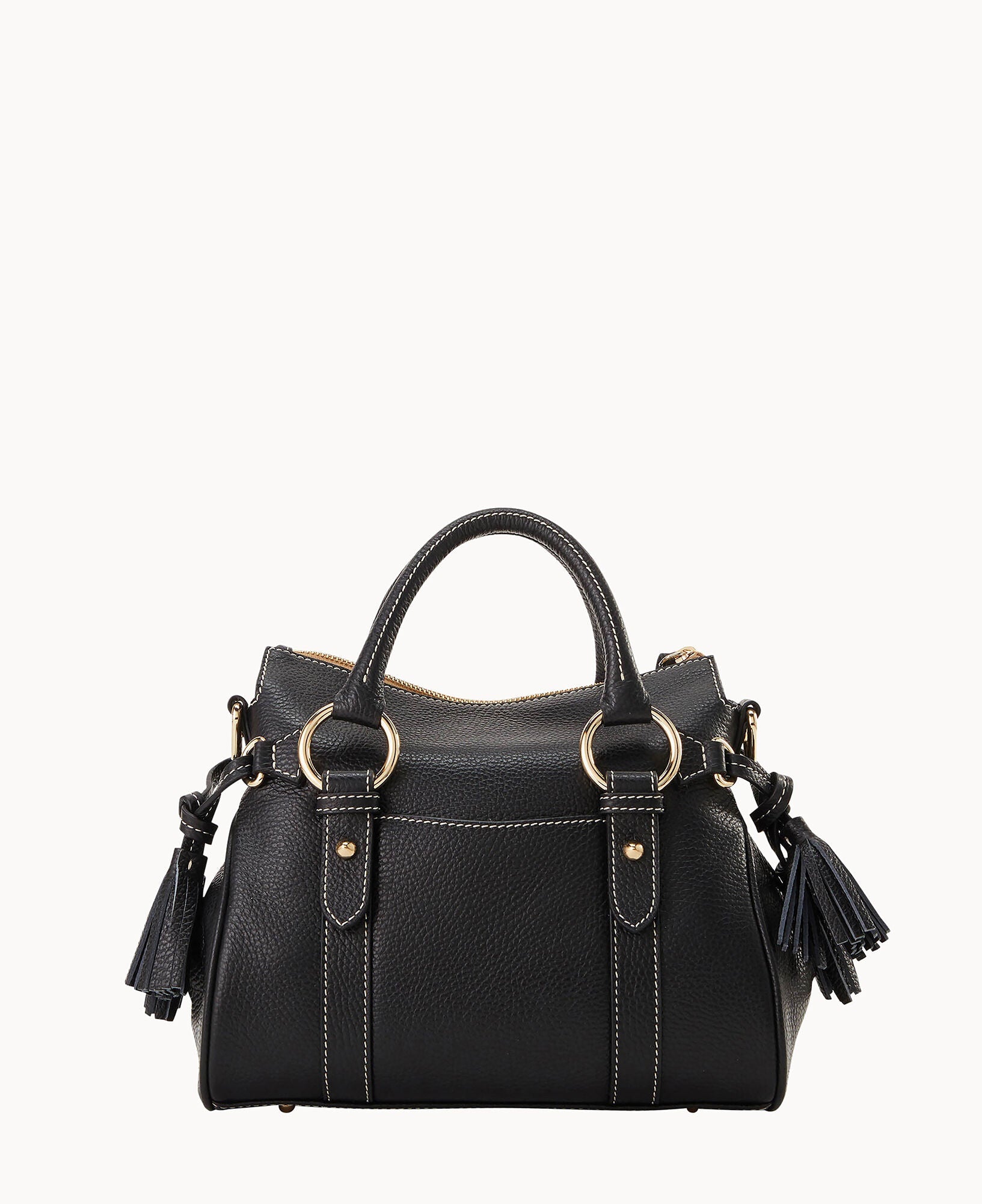 Lucca Leather Satchel With Pocket