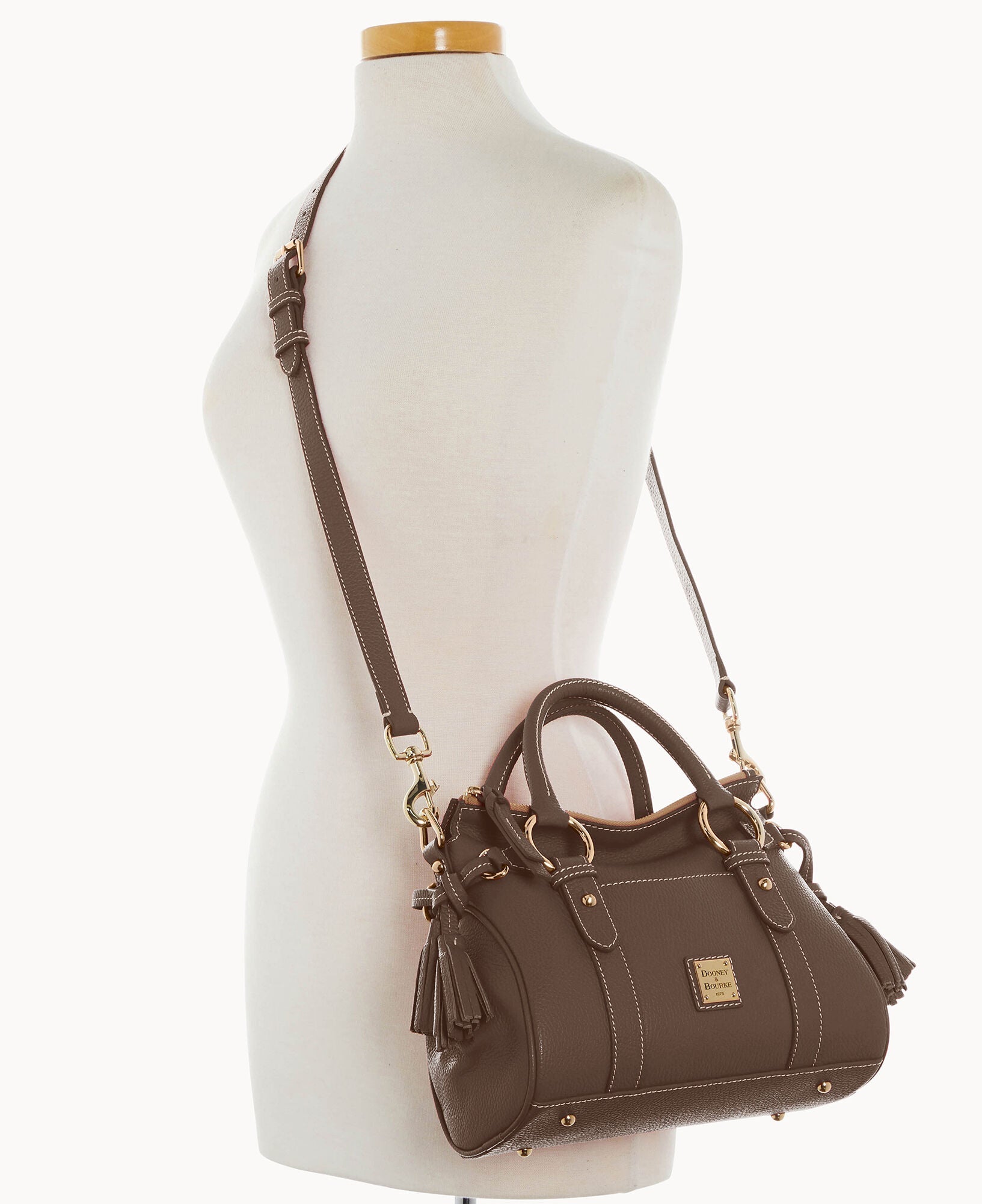 Lucca Leather Satchel With Pocket
