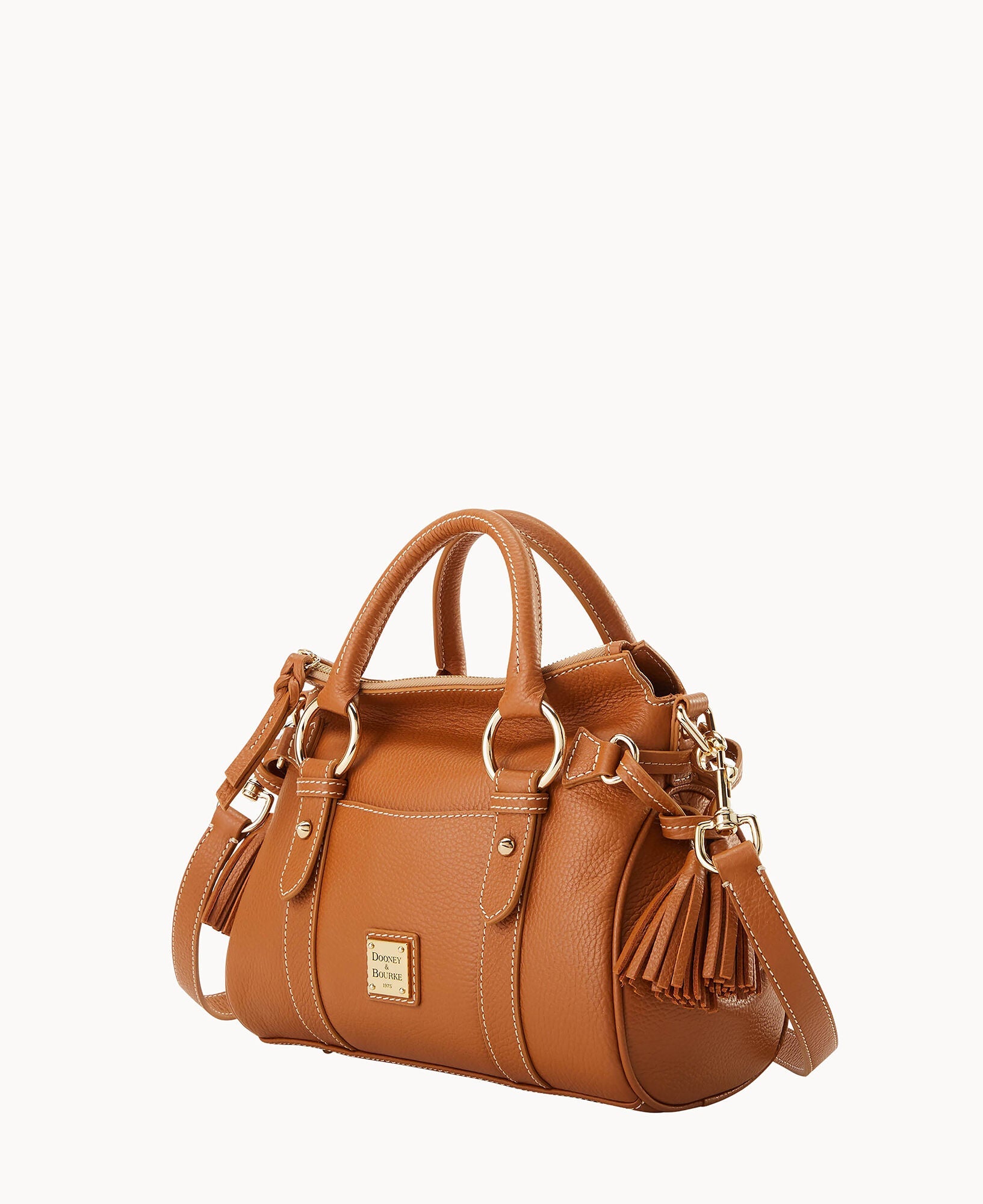 Lucca Leather Satchel With Pocket
