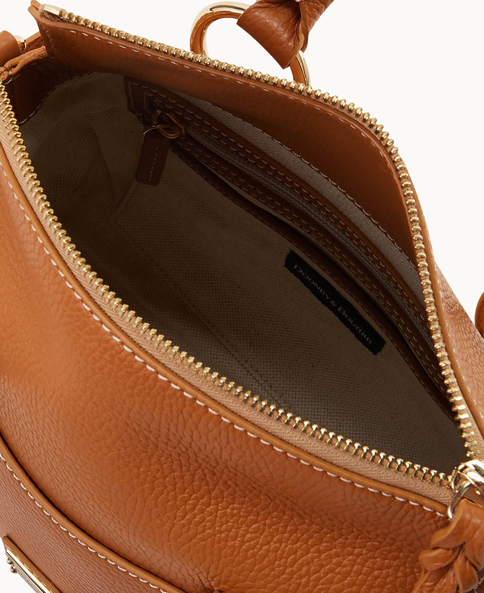 Lucca Leather Satchel With Pocket