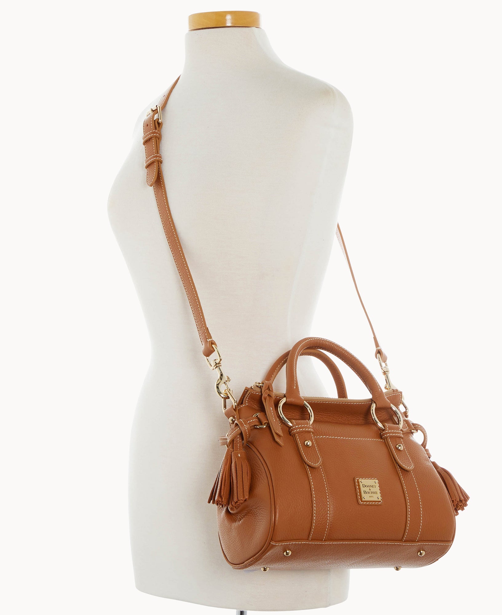 Lucca Leather Satchel With Pocket