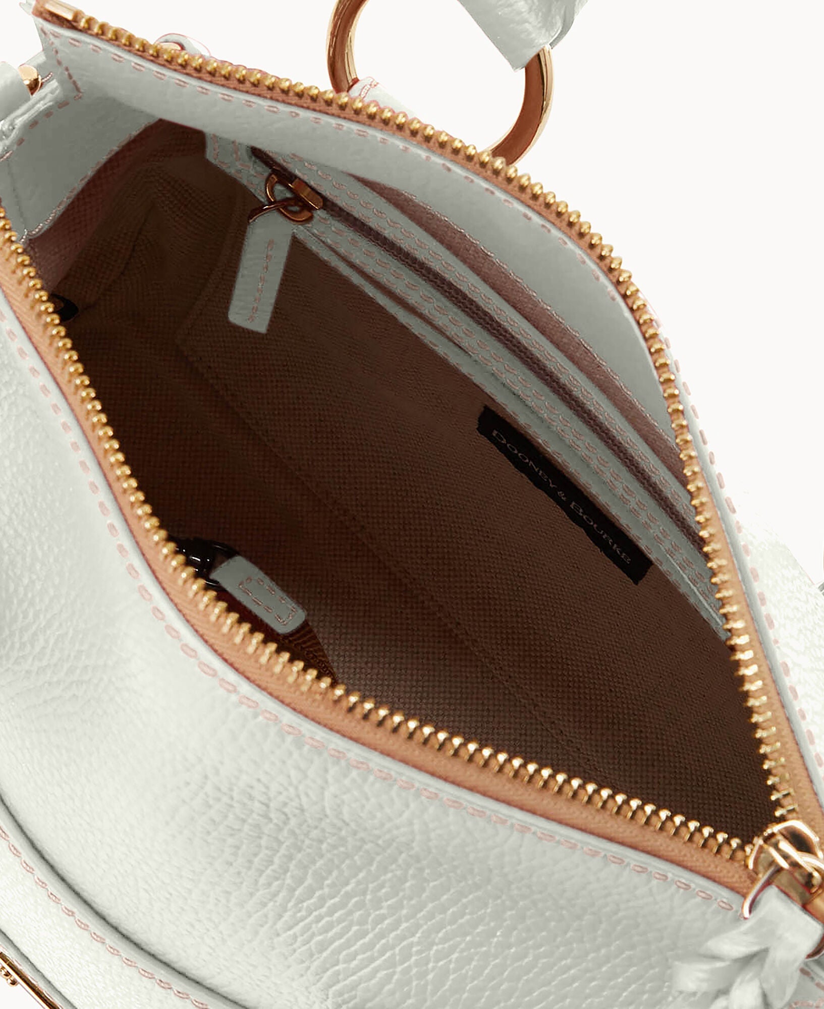 Lucca Leather Satchel With Pocket