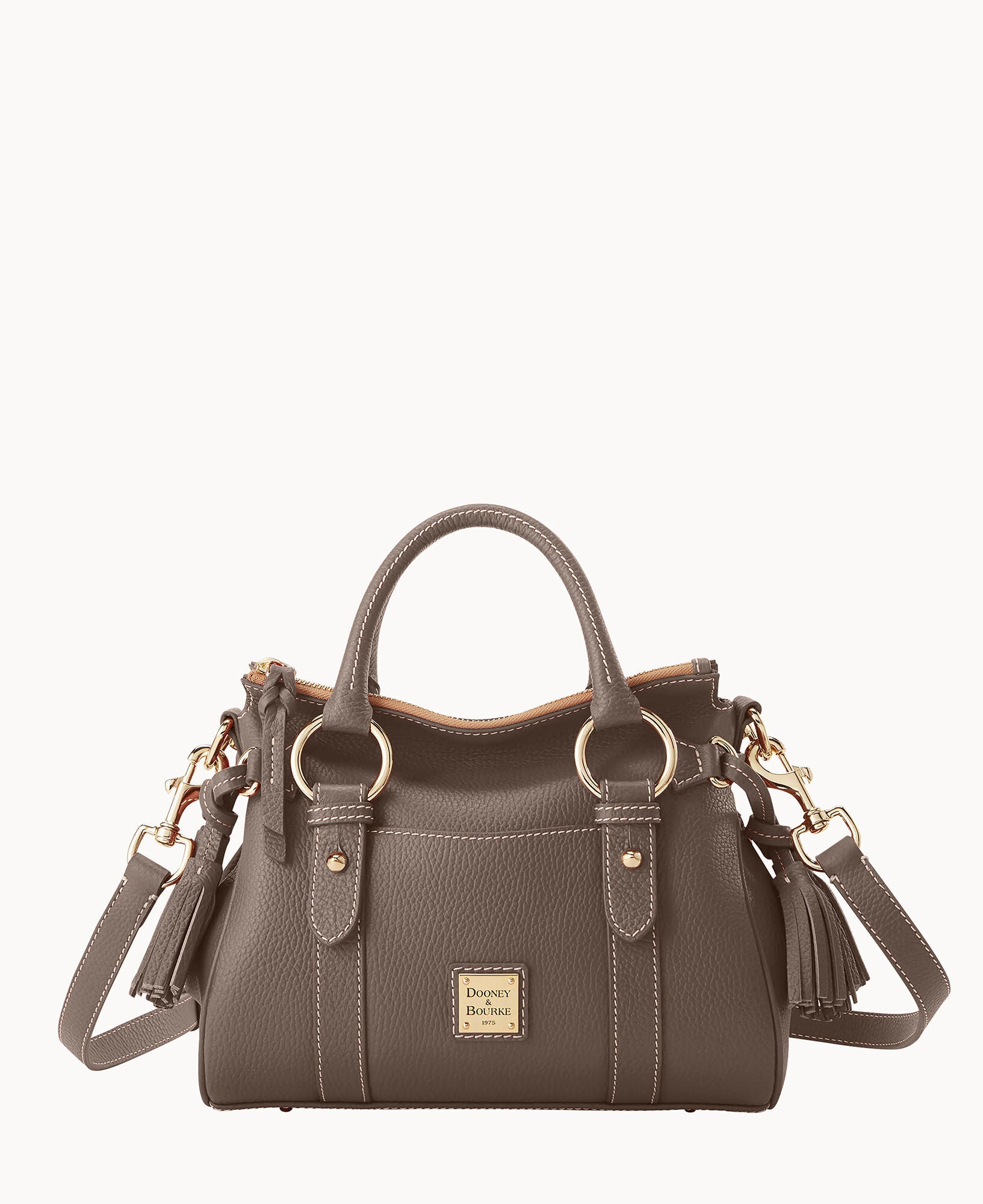 Lucca Leather Satchel With Pocket