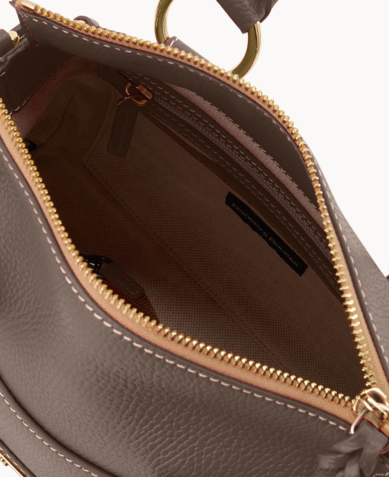 Lucca Leather Satchel With Pocket