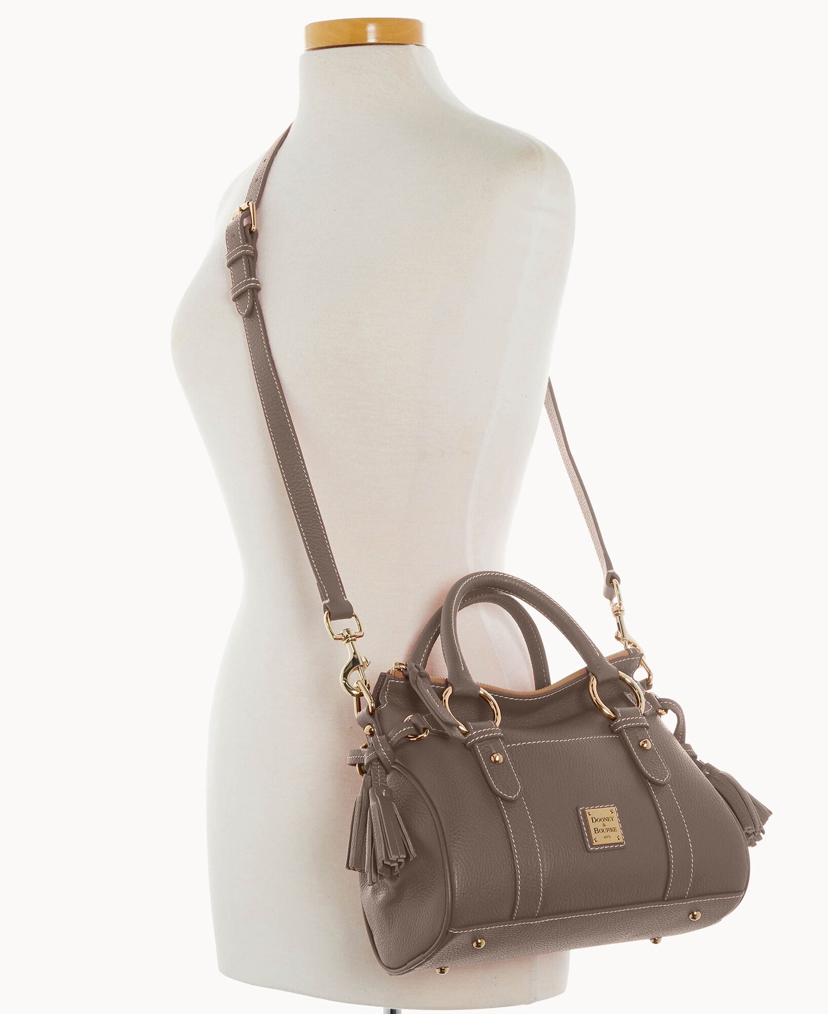 Lucca Leather Satchel With Pocket