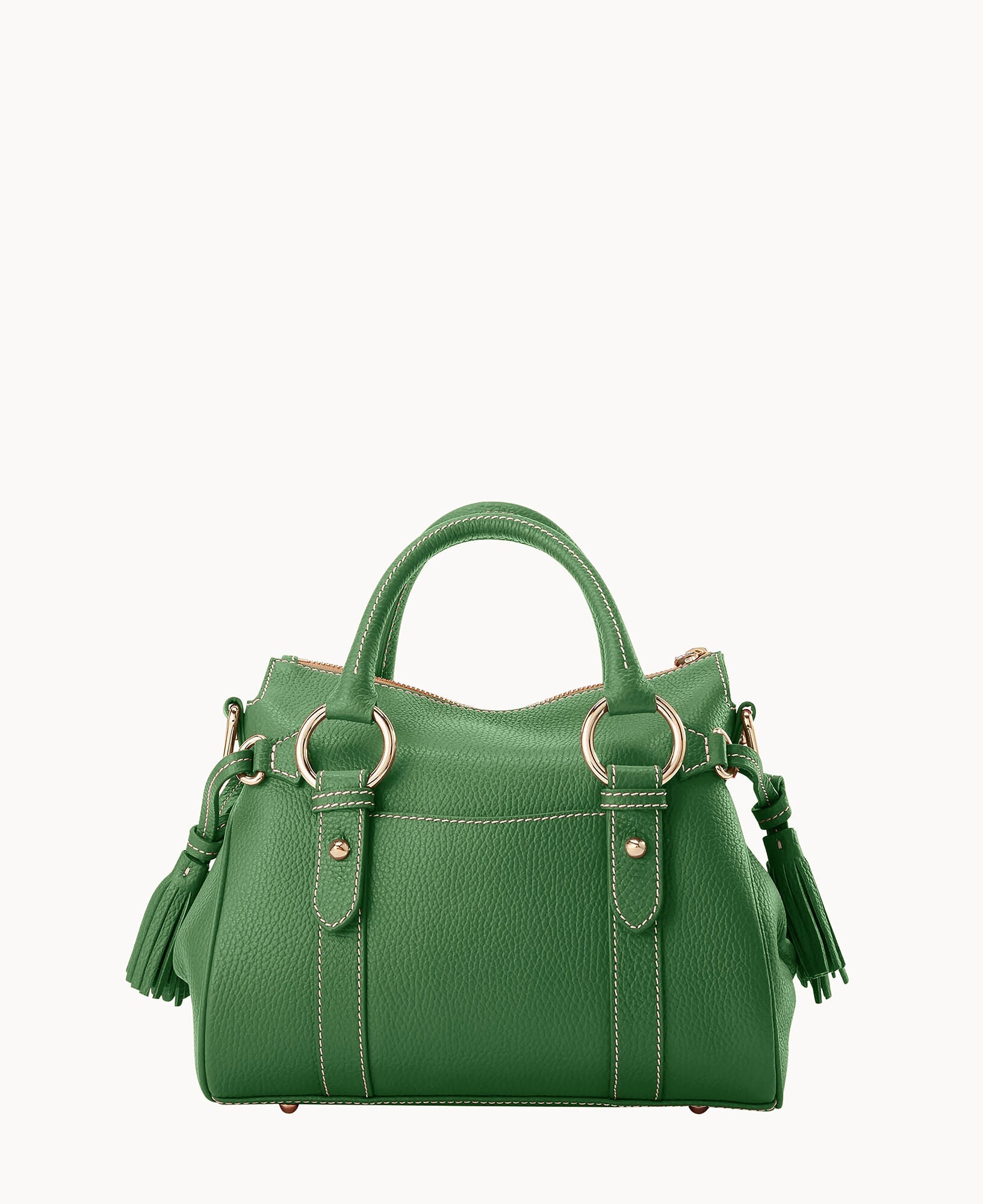 Lucca Leather Satchel With Pocket