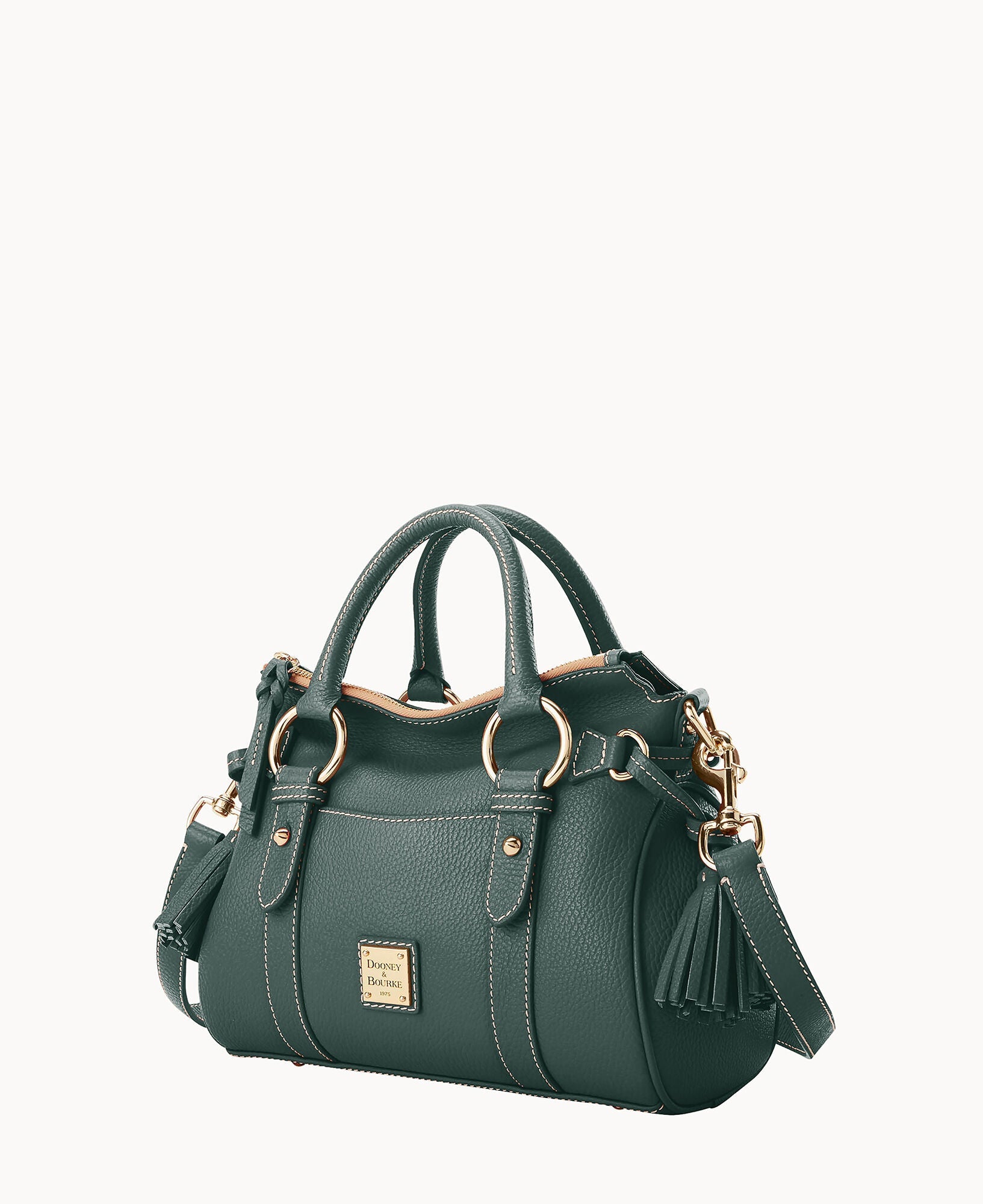 Lucca Leather Satchel With Pocket
